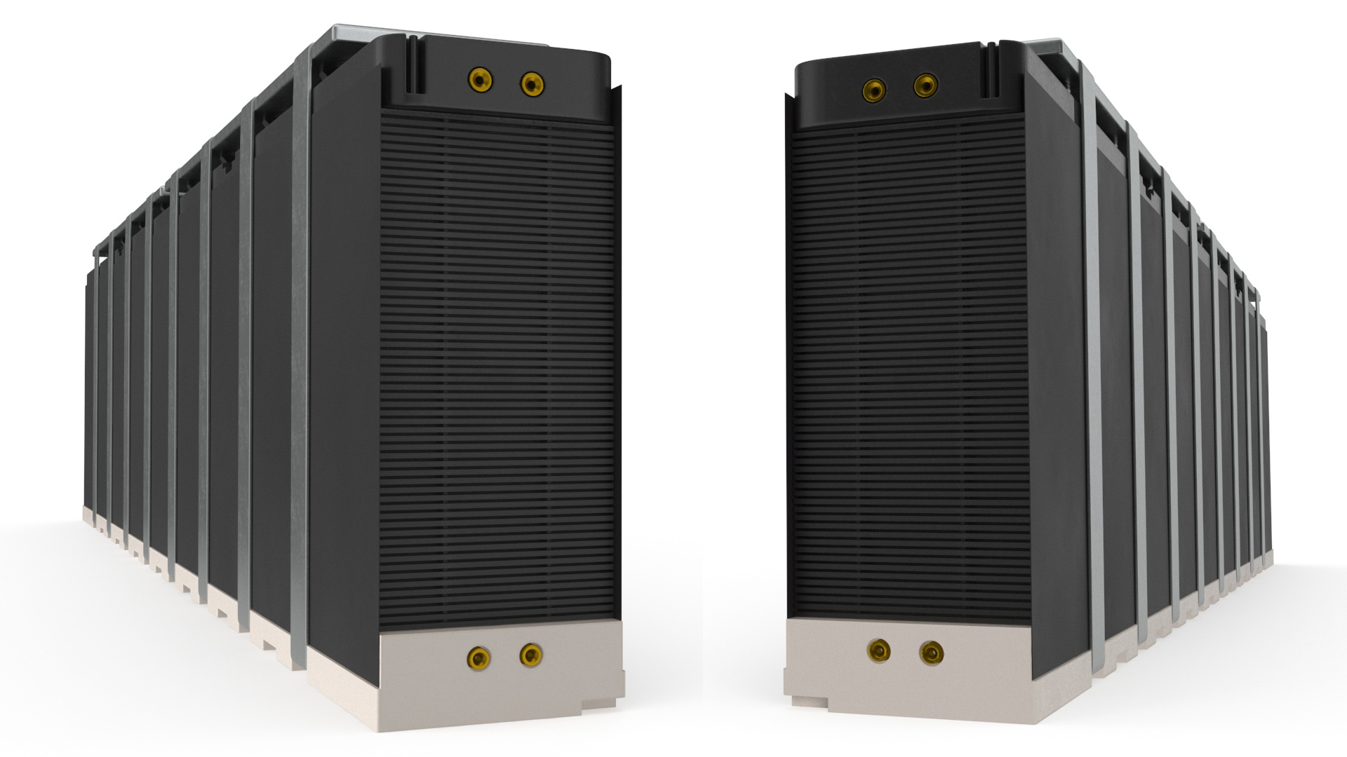 3D Fuel Cell Stack with Rated Power of 10 kW