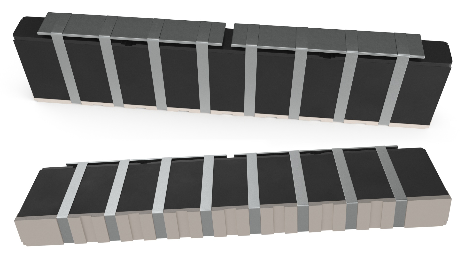 3D Fuel Cell Stack with Rated Power of 10 kW