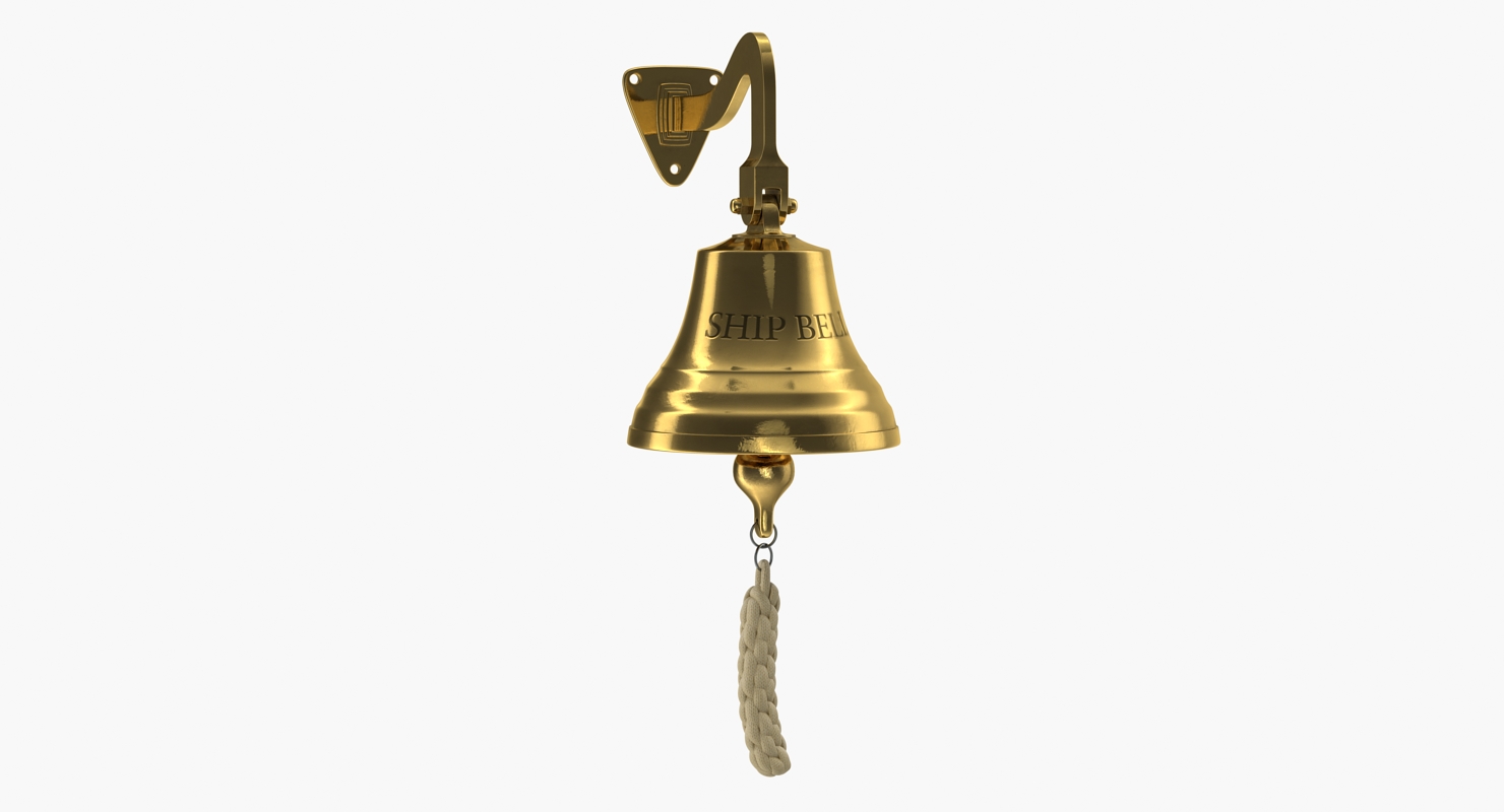 3D Bronze Ship Bell