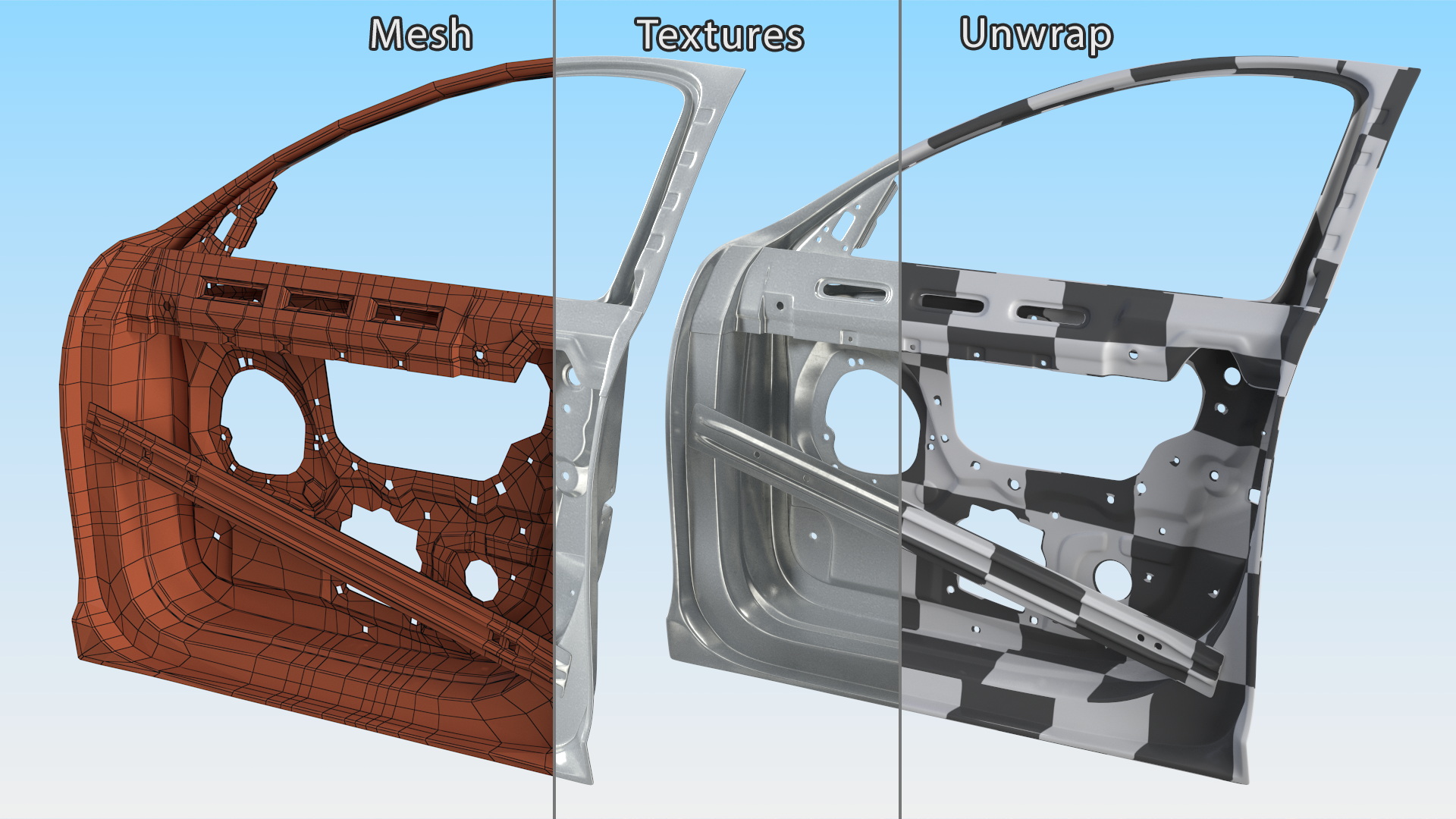 Car Door Inner 3D model