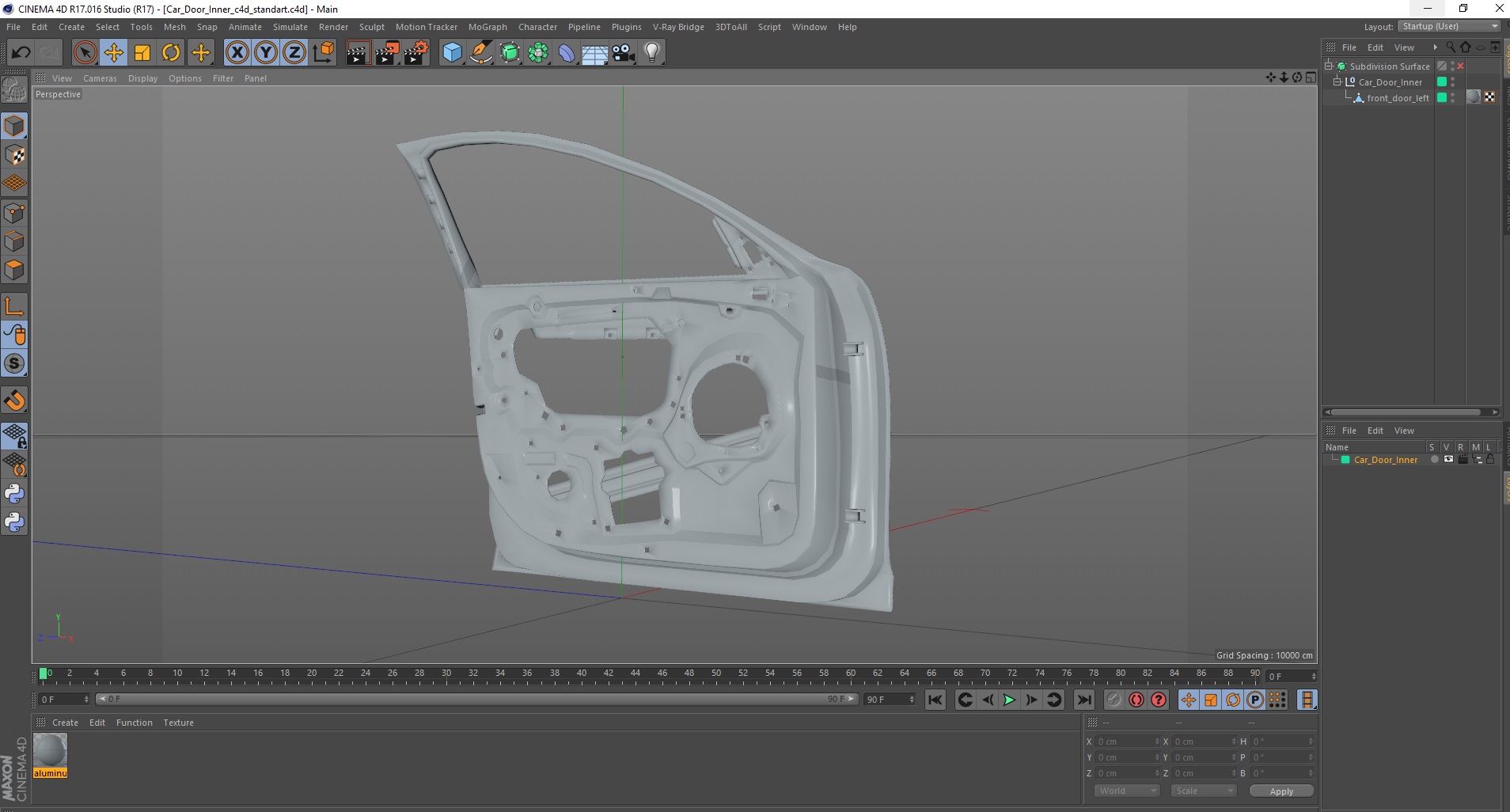 Car Door Inner 3D model