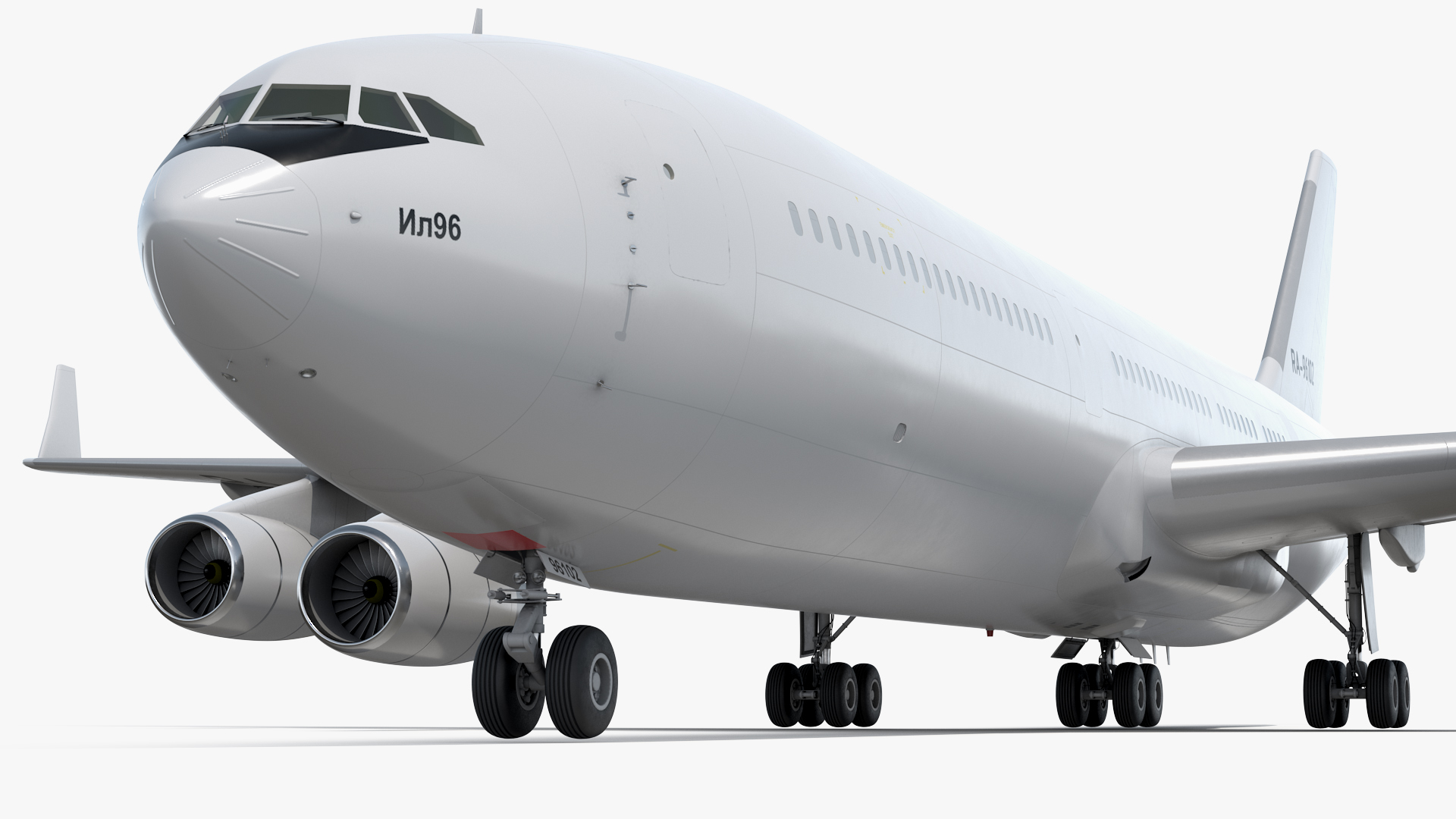3D model IL-96-400 Simple Interior
