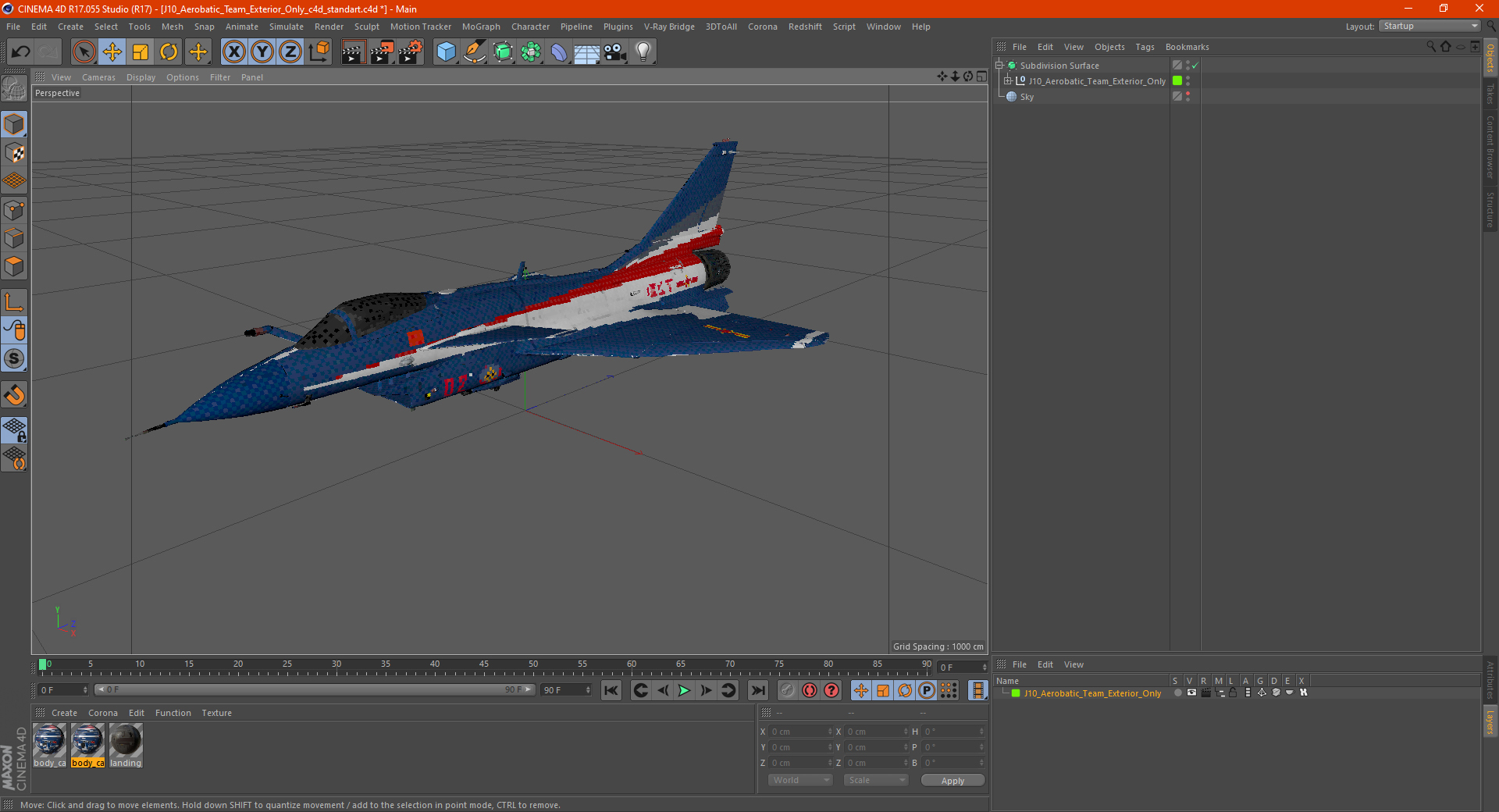 J10 Aerobatic Team Exterior Only 3D