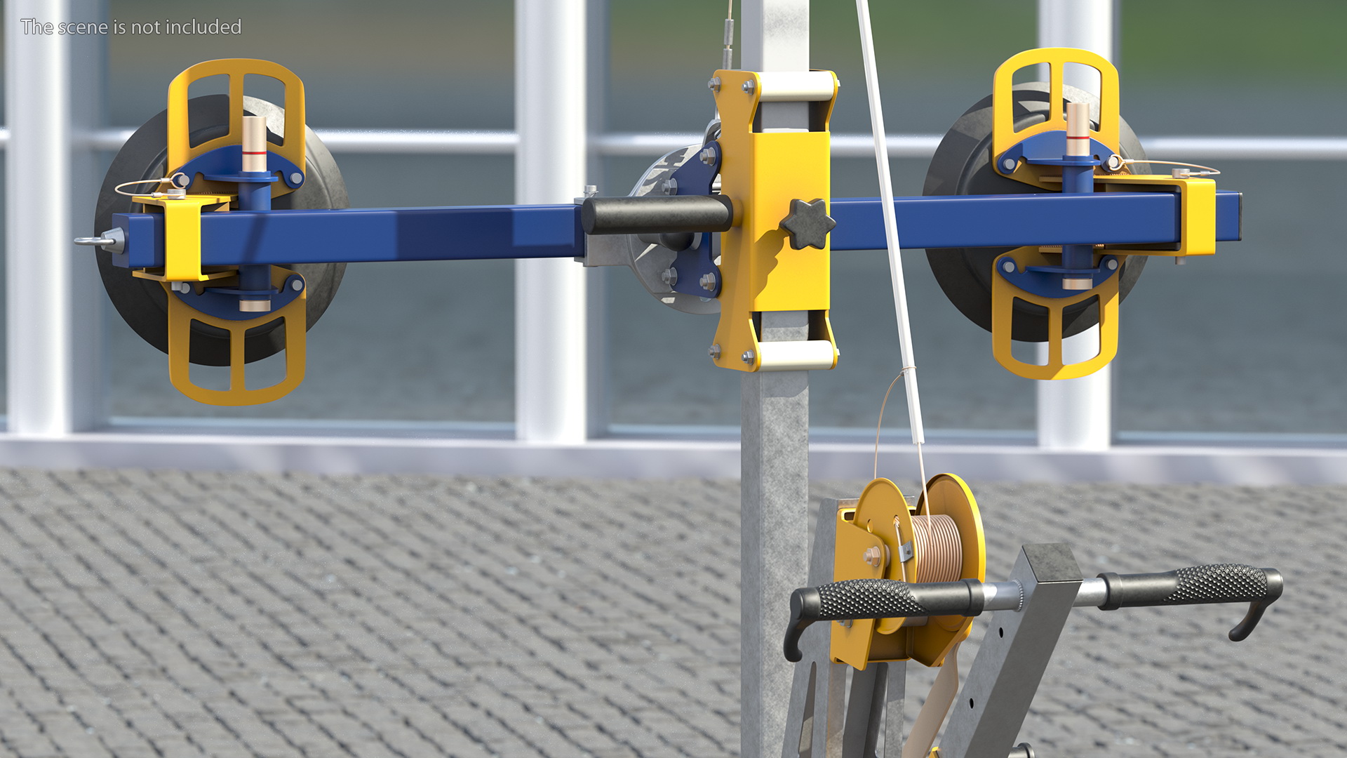 3D model Heavydrive Glass Transportation Device Rigged
