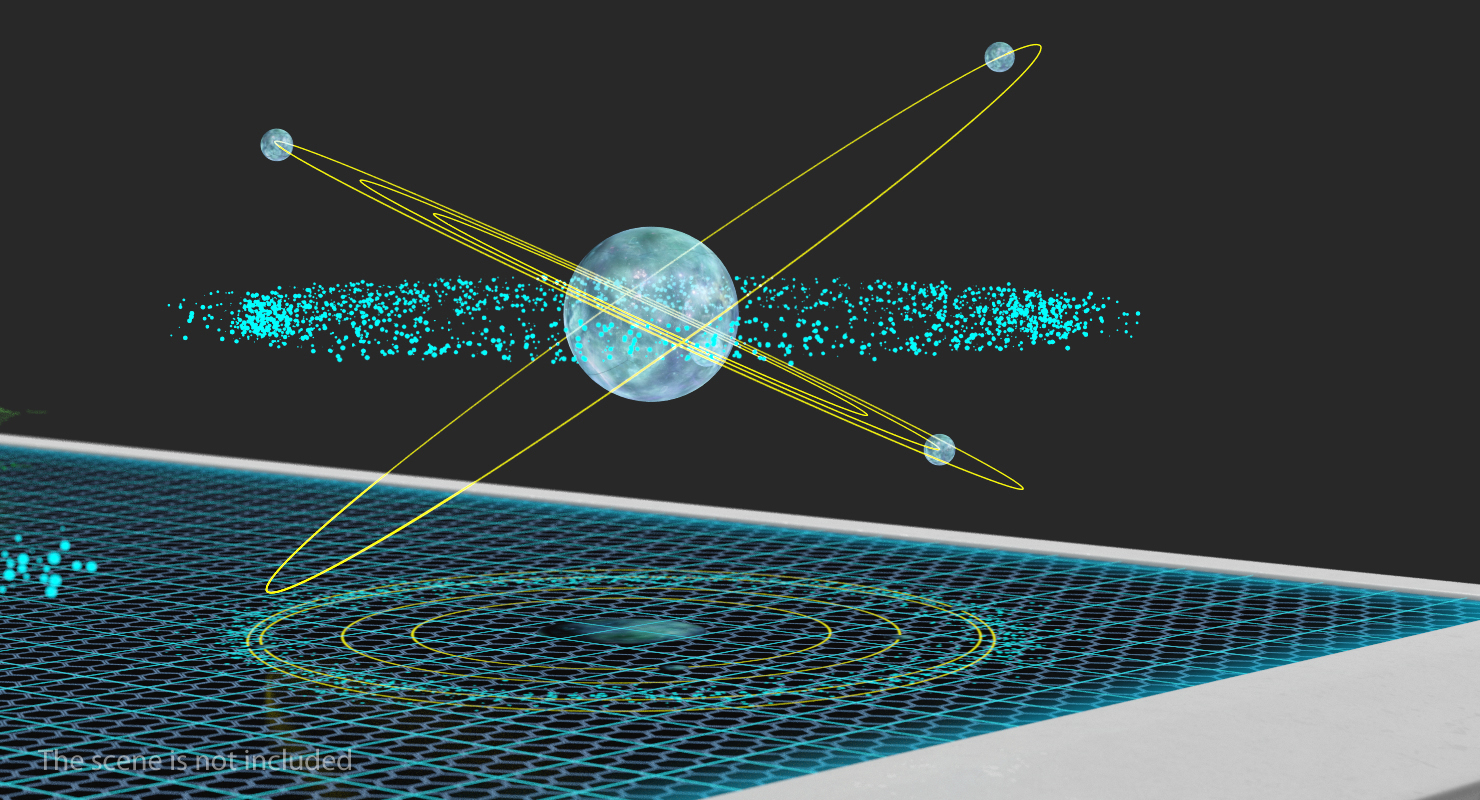 Asteroid Hologram 3D