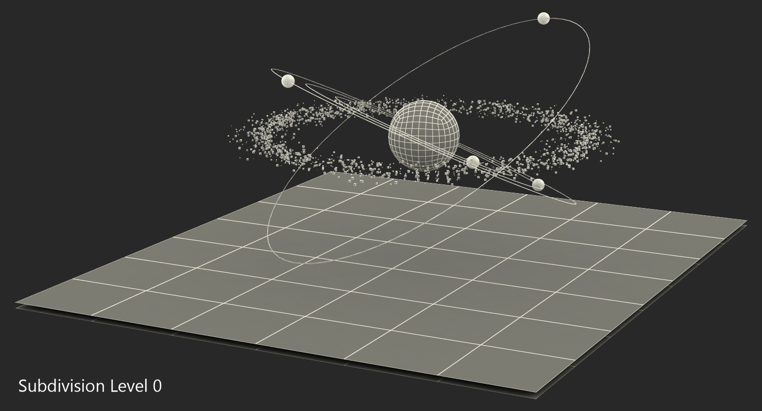 Asteroid Hologram 3D