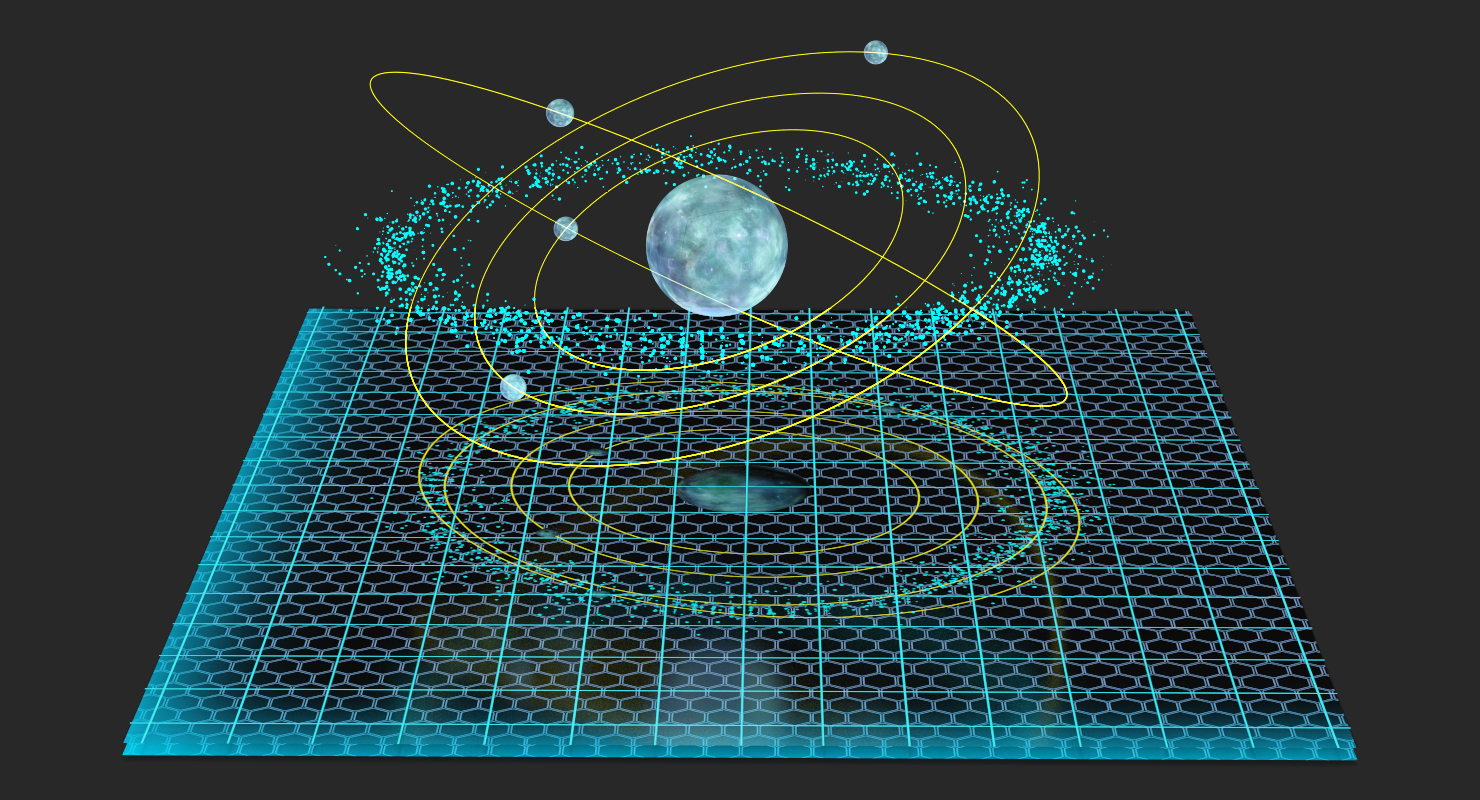 Asteroid Hologram 3D