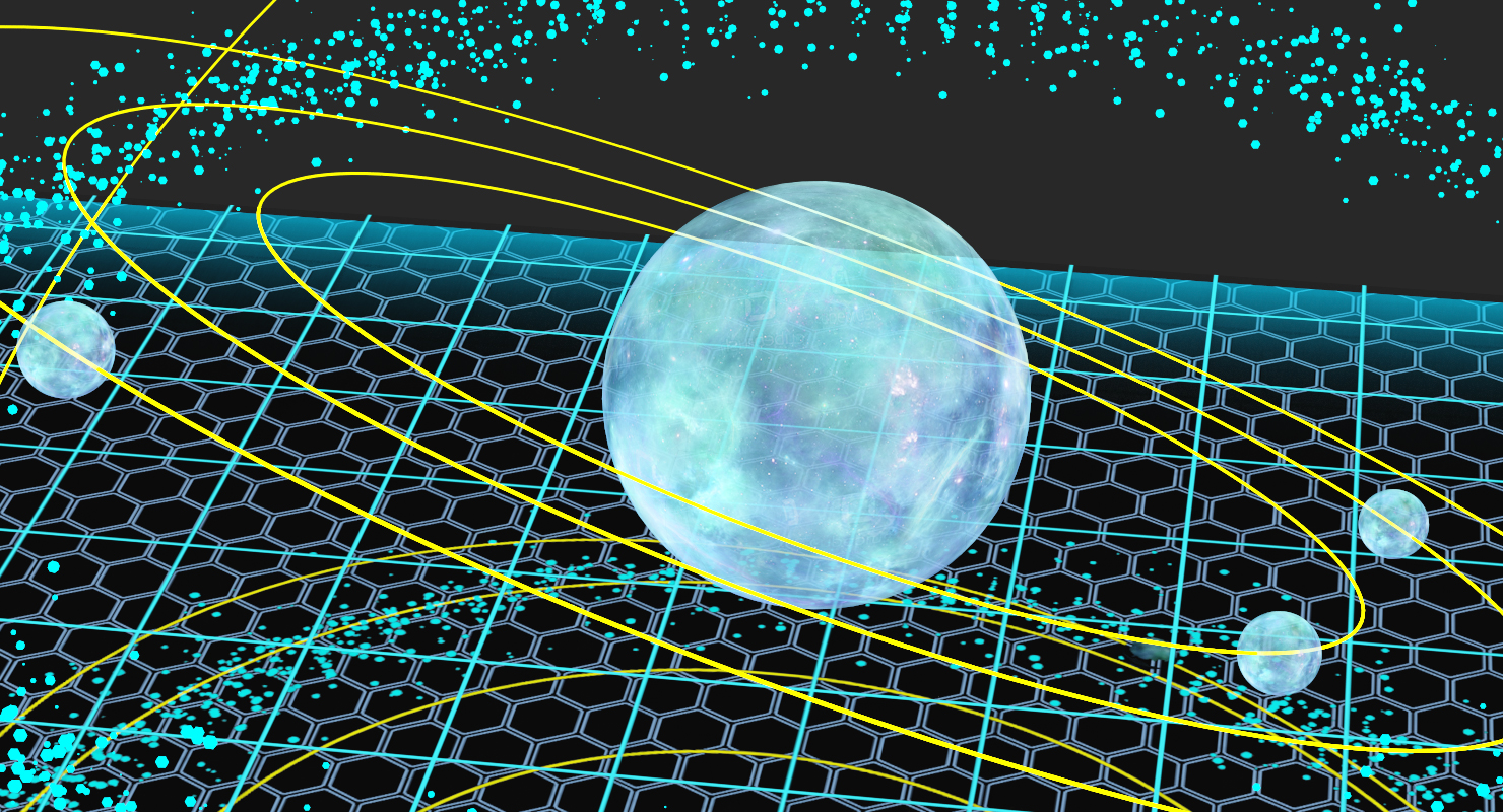 Asteroid Hologram 3D