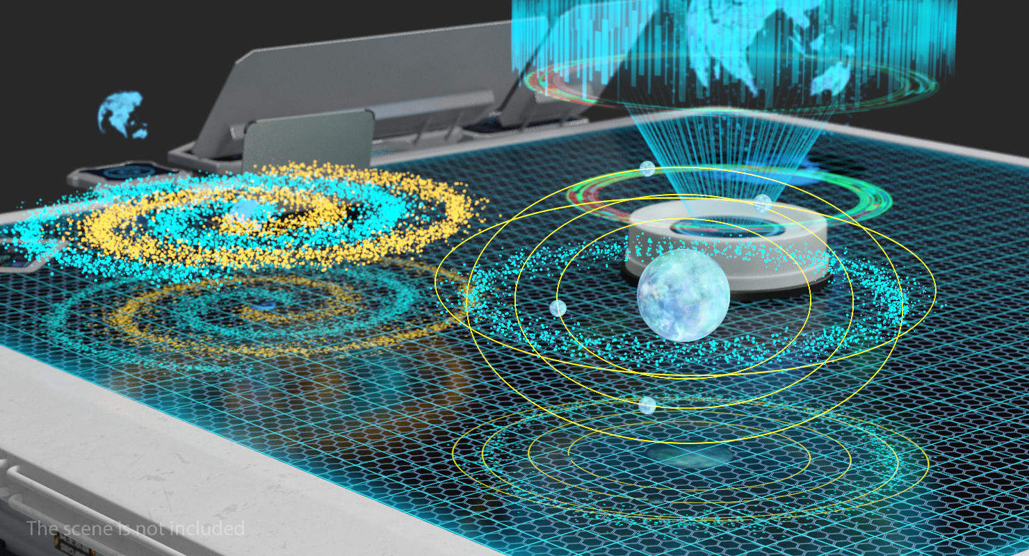 Asteroid Hologram 3D
