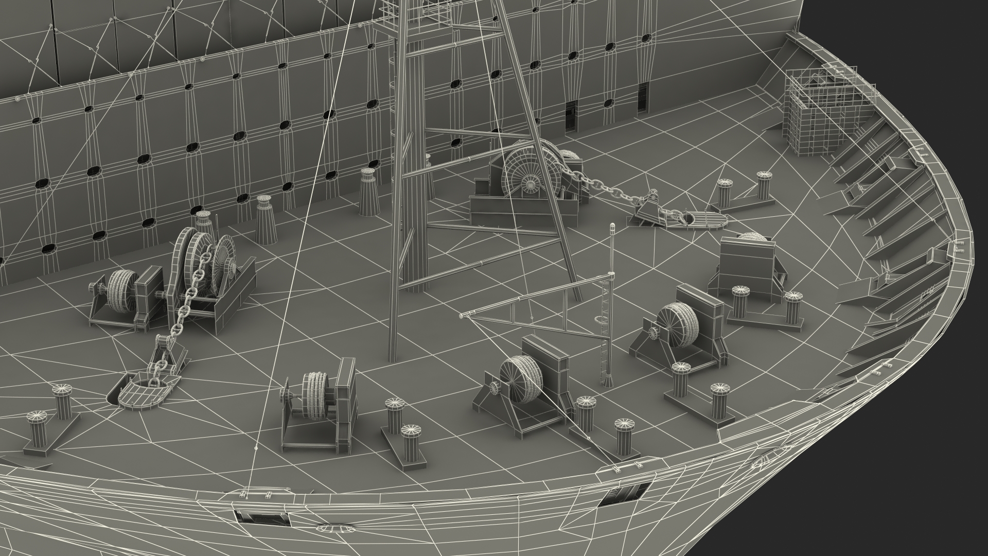 Loaded Maersk McKinney Container Ship 3D