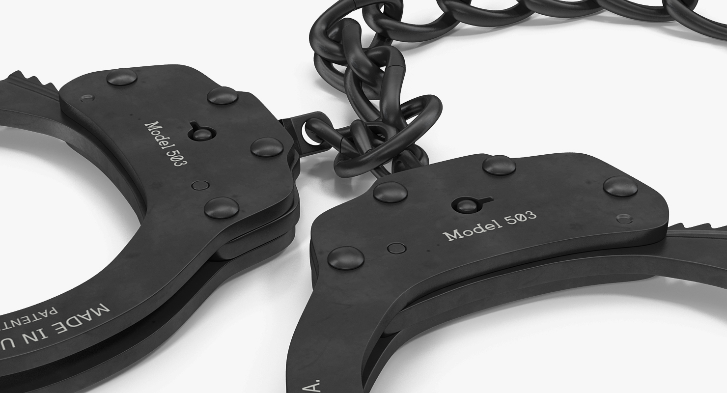 Slave Handcuffs and Leg Irons 3D model