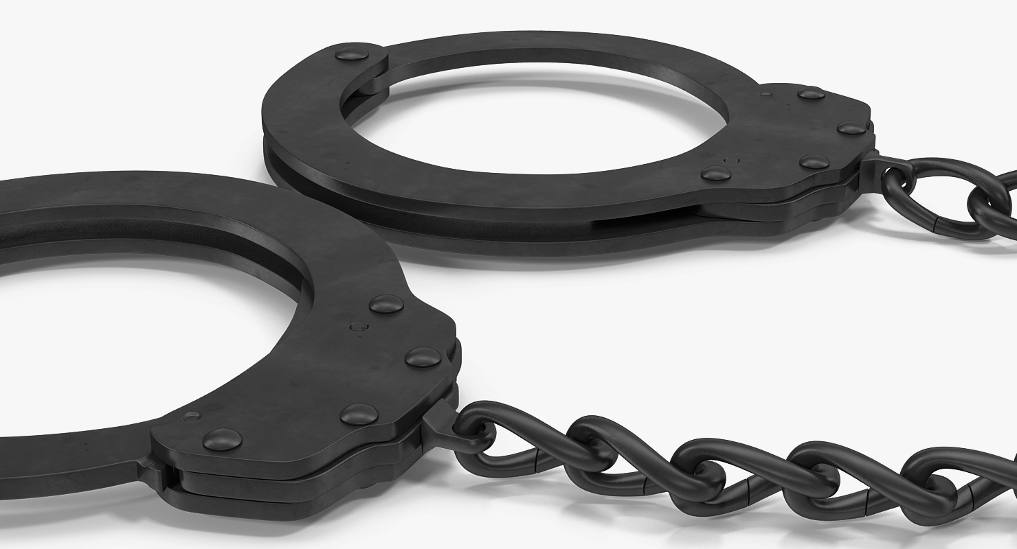 Slave Handcuffs and Leg Irons 3D model