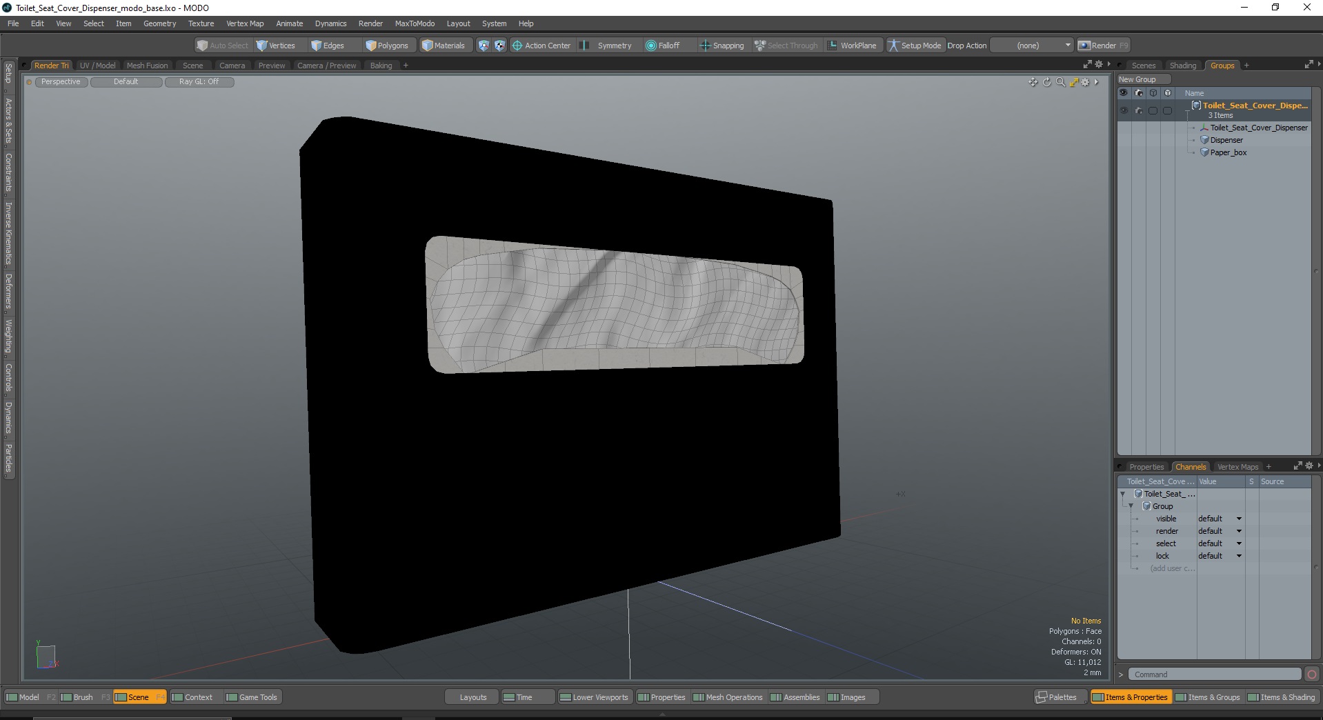 Toilet Seat Cover Dispenser 3D