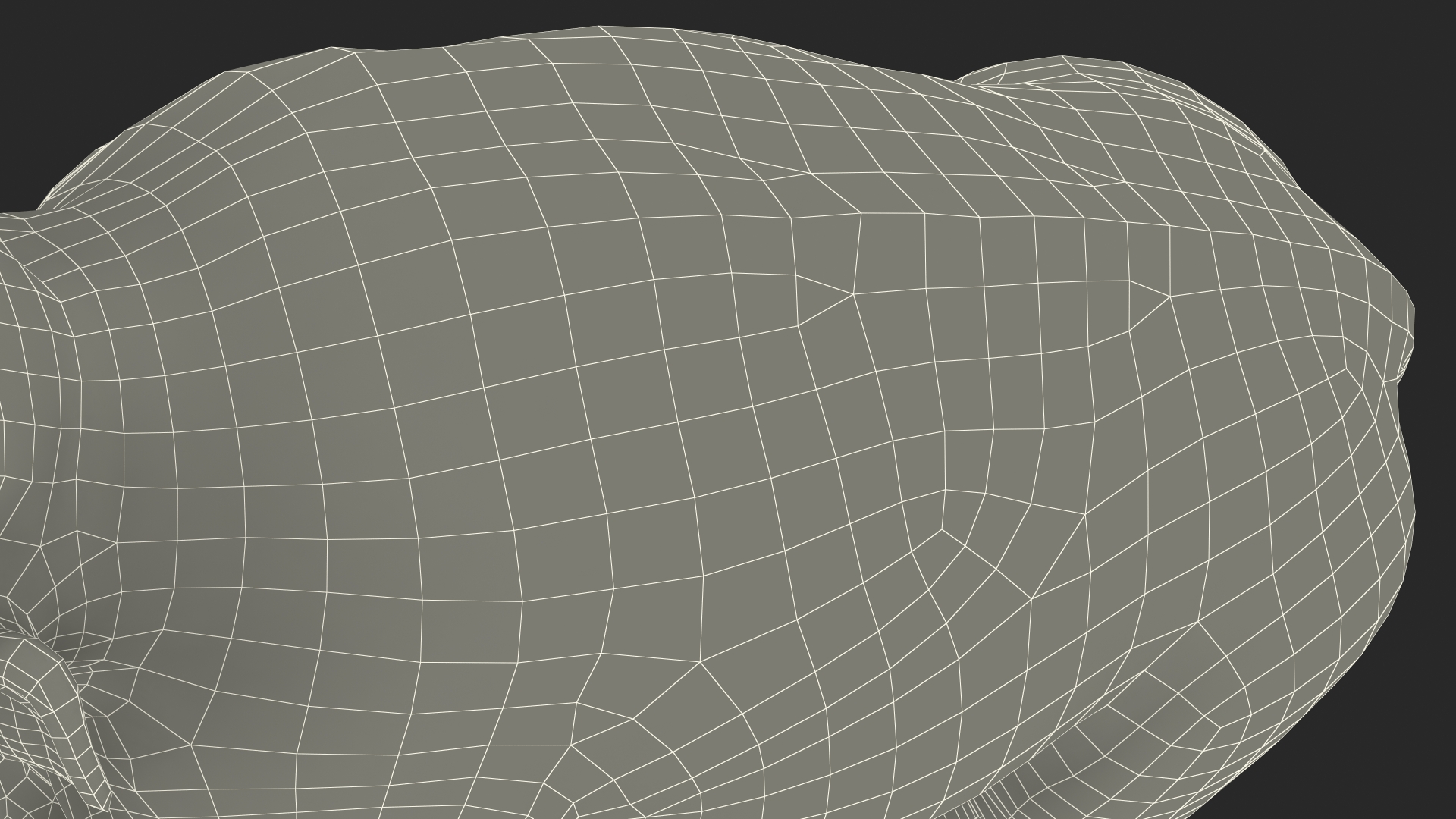 Adult Mammoth Old Skeleton Shell Rigged 3D model