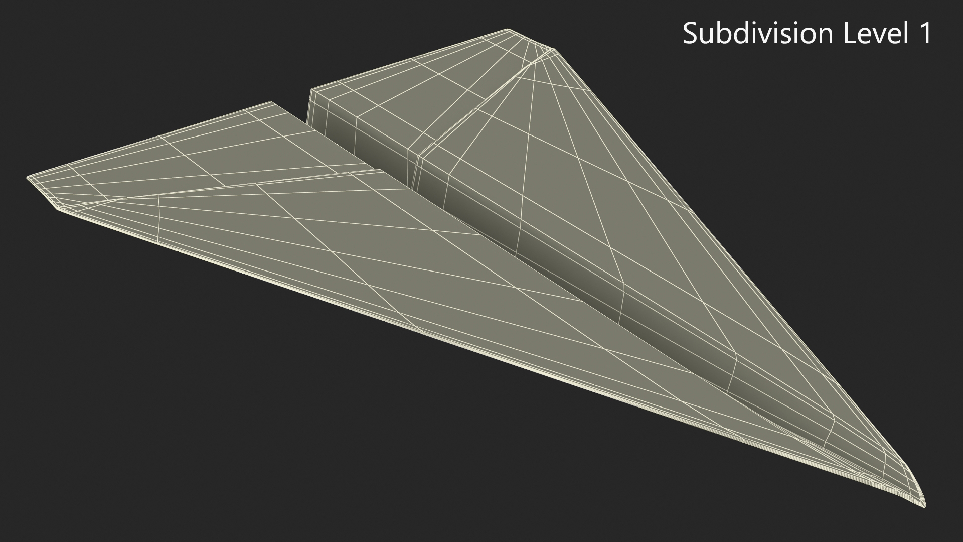 Realistic Paper Airplane 3D model