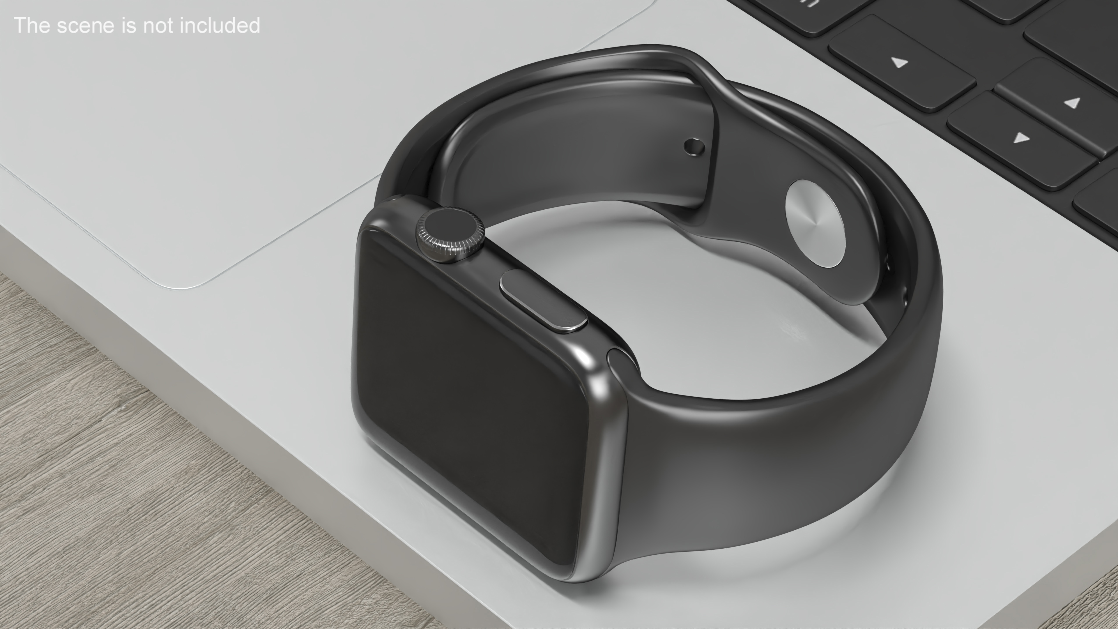 3D Apple Watch with Sports Band model
