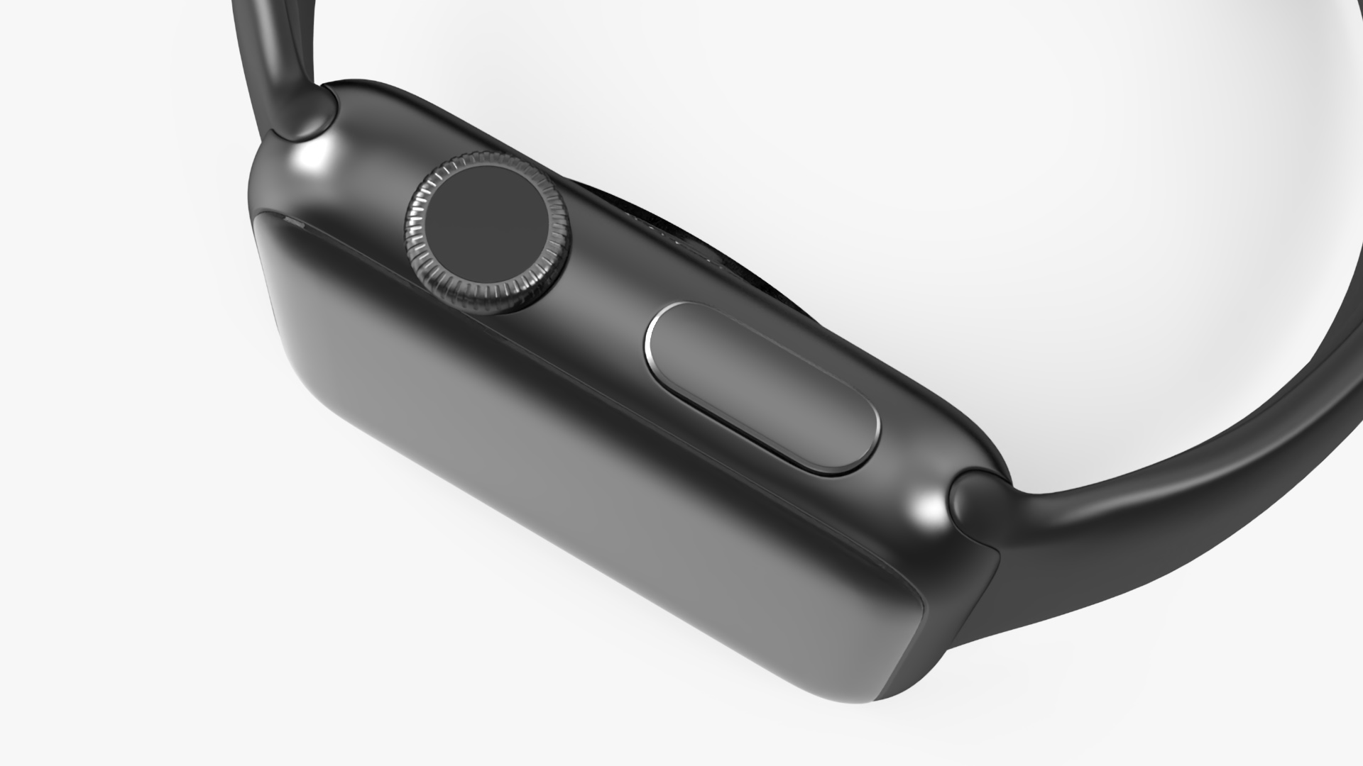 3D Apple Watch with Sports Band model
