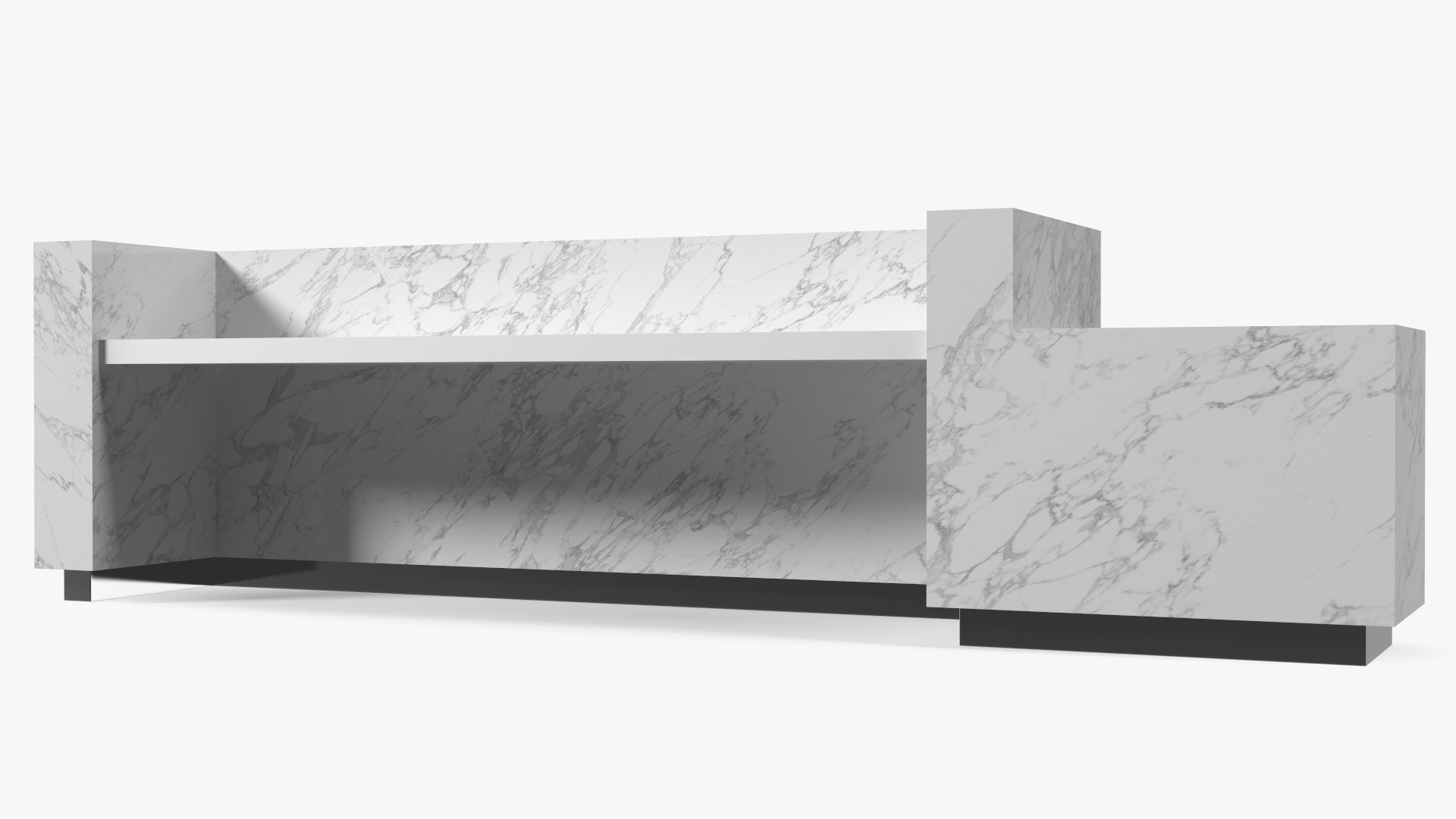3D Reception Desk Modern