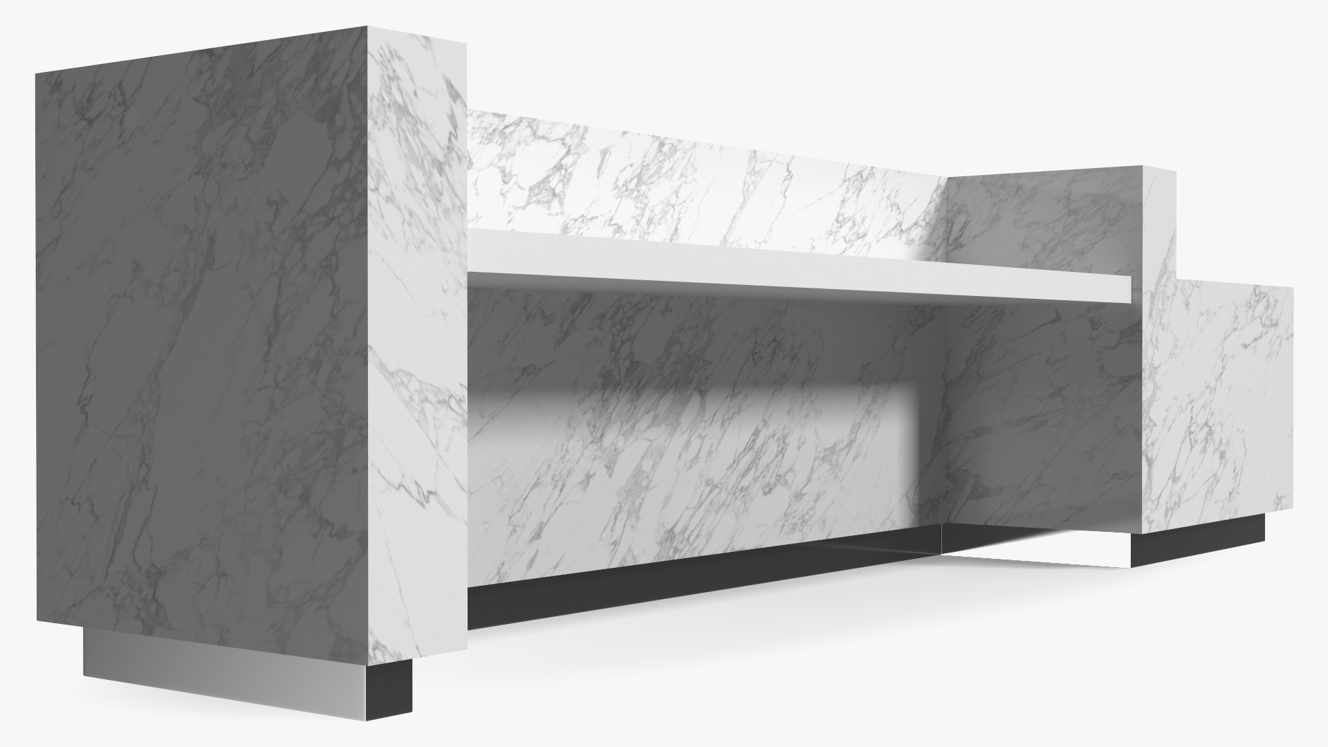 3D Reception Desk Modern