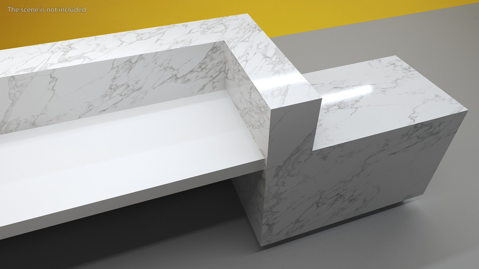 3D Reception Desk Modern