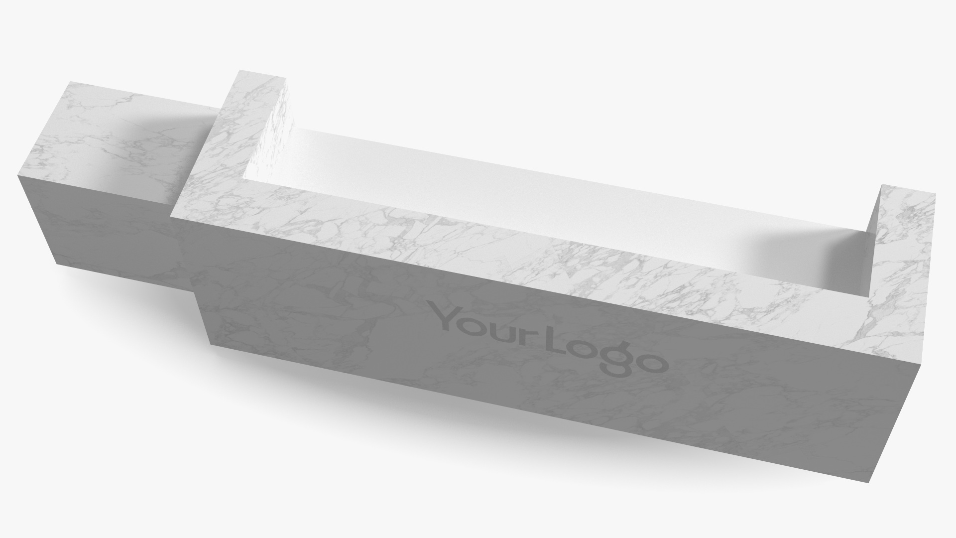 3D Reception Desk Modern