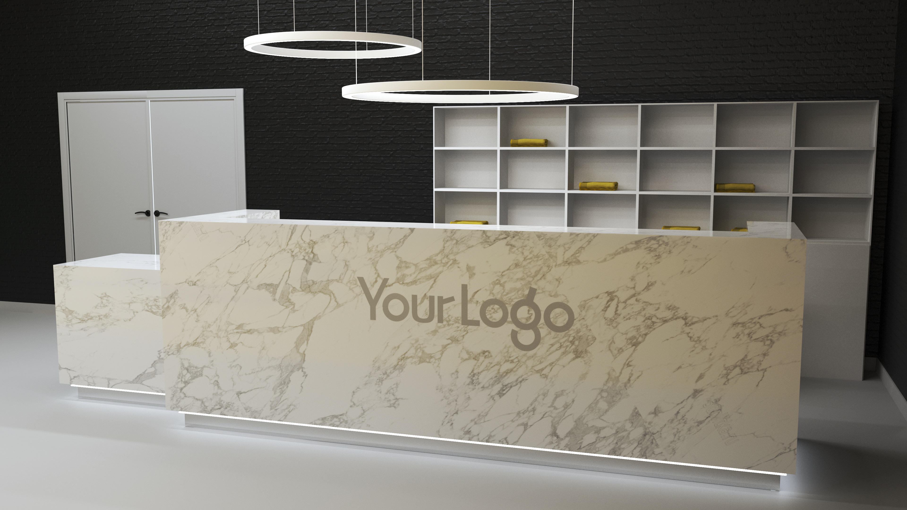 Reception Desk Modern, view 4