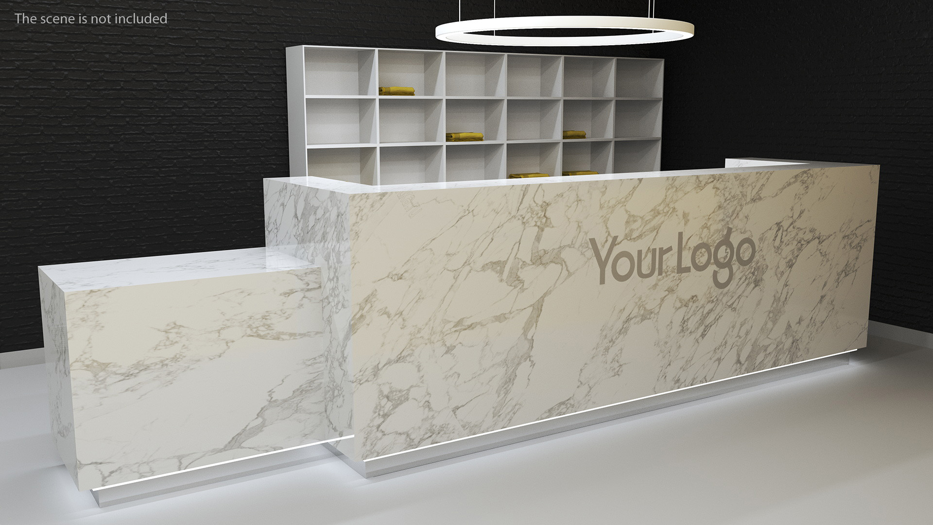3D Reception Desk Modern