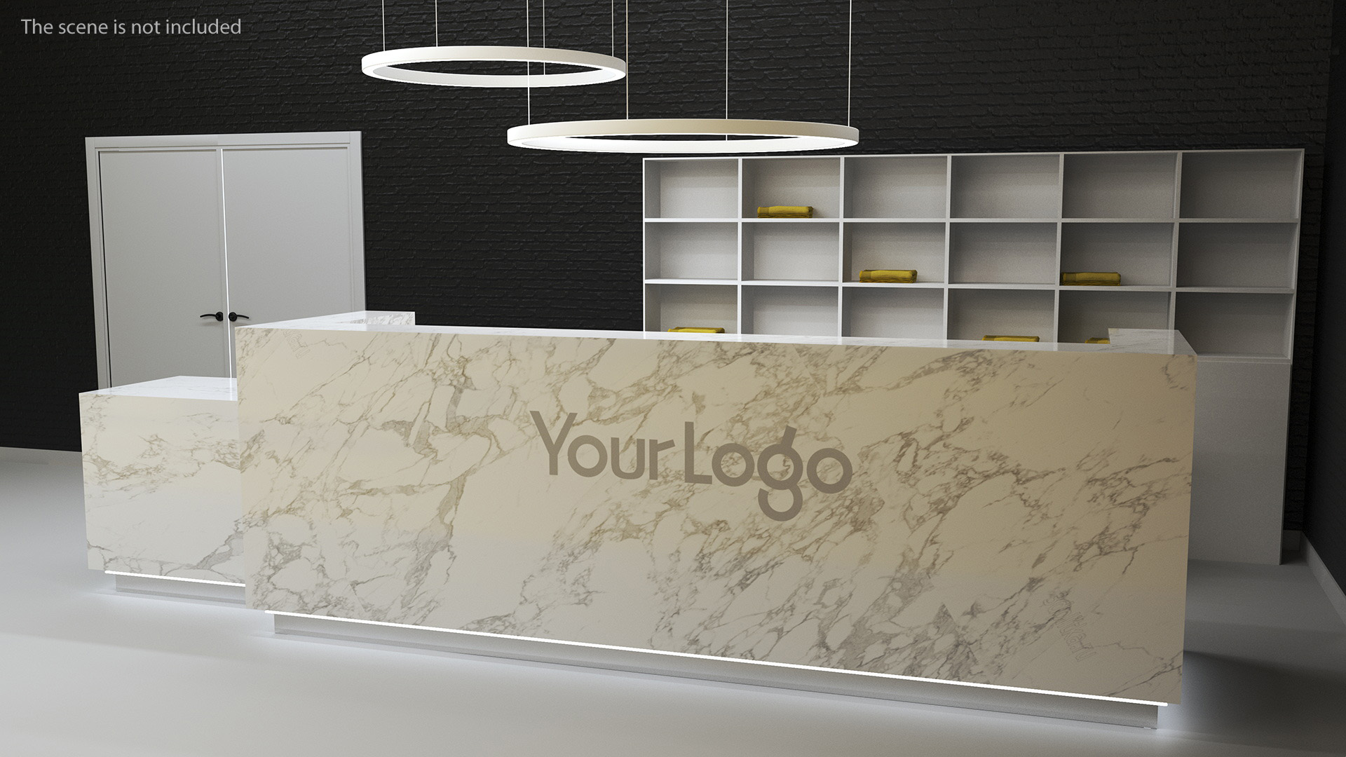 3D Reception Desk Modern