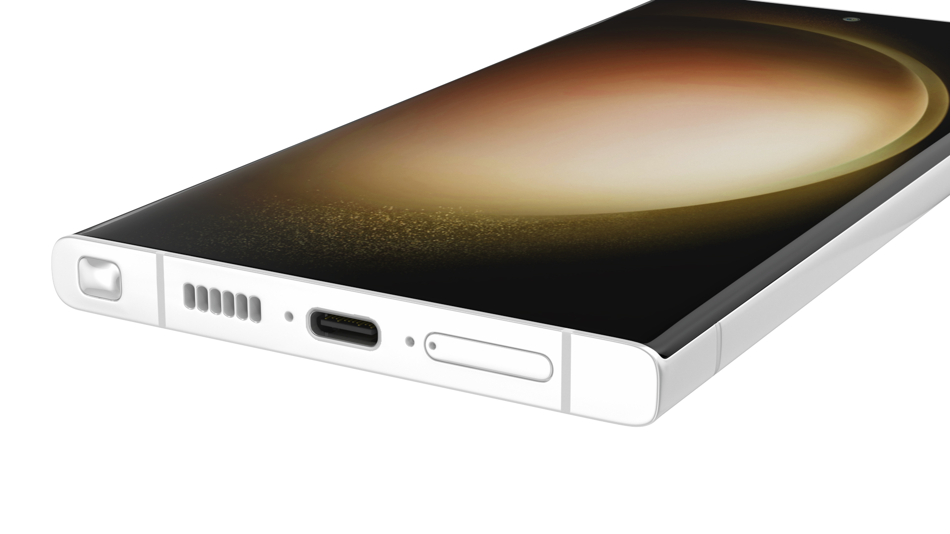 3D Ultra Thin Smartphone Samsung Galaxy S23 Cream