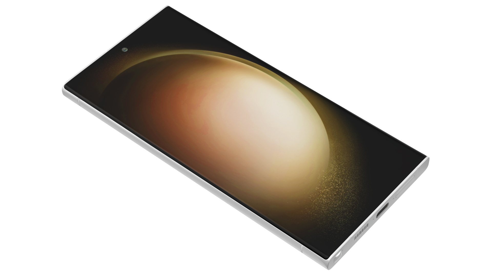 3D Ultra Thin Smartphone Samsung Galaxy S23 Cream