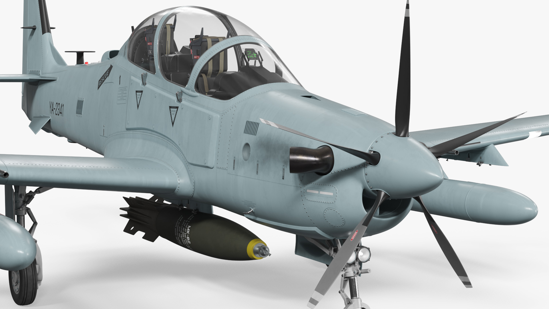 Embraer A29 Super Tucano with Bomb MK82, view 9
