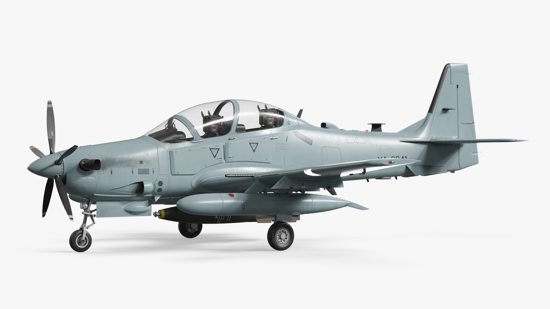 Embraer A29 Super Tucano with Bomb MK82, view 4