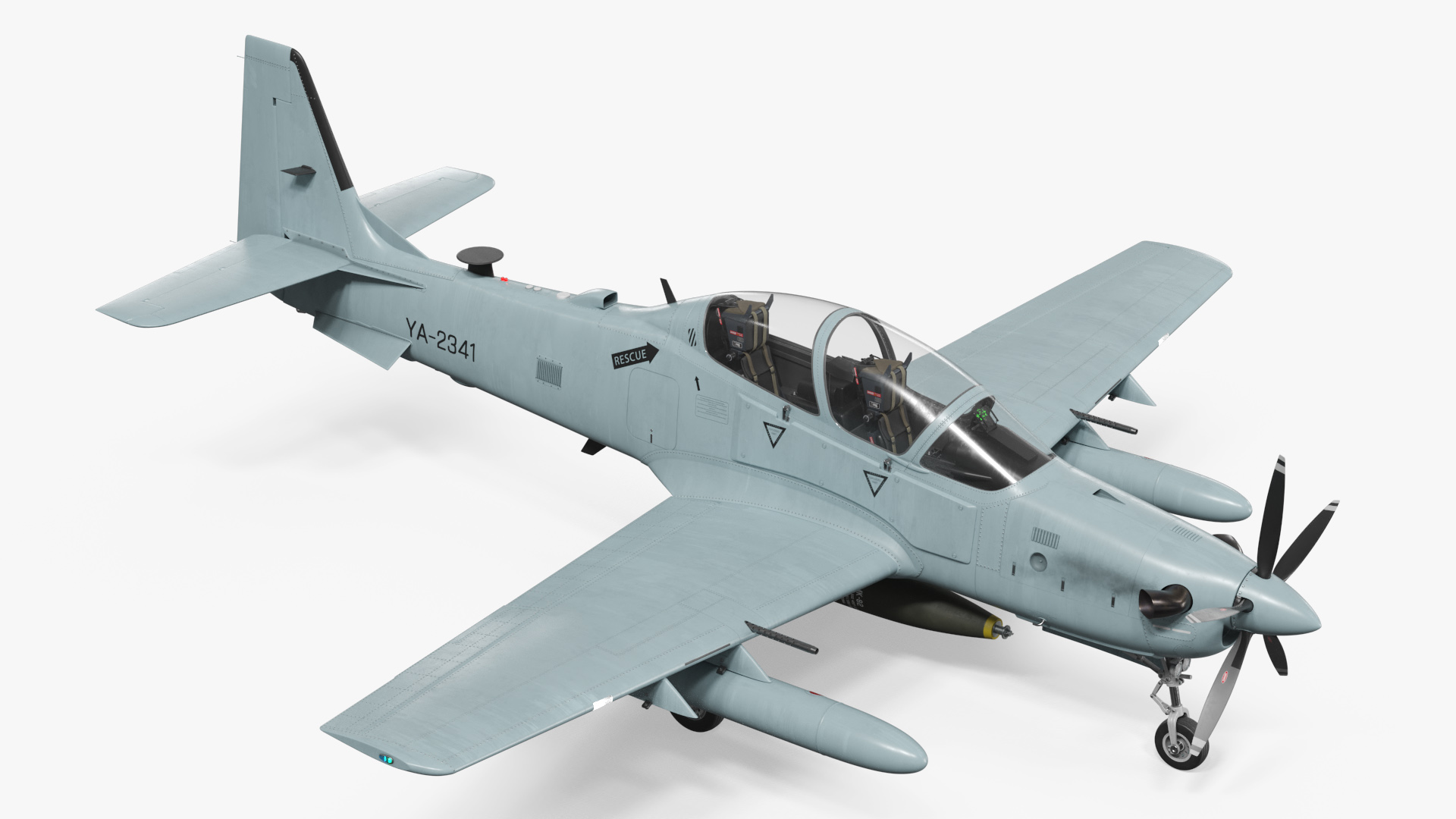 Embraer A29 Super Tucano with Bomb MK82