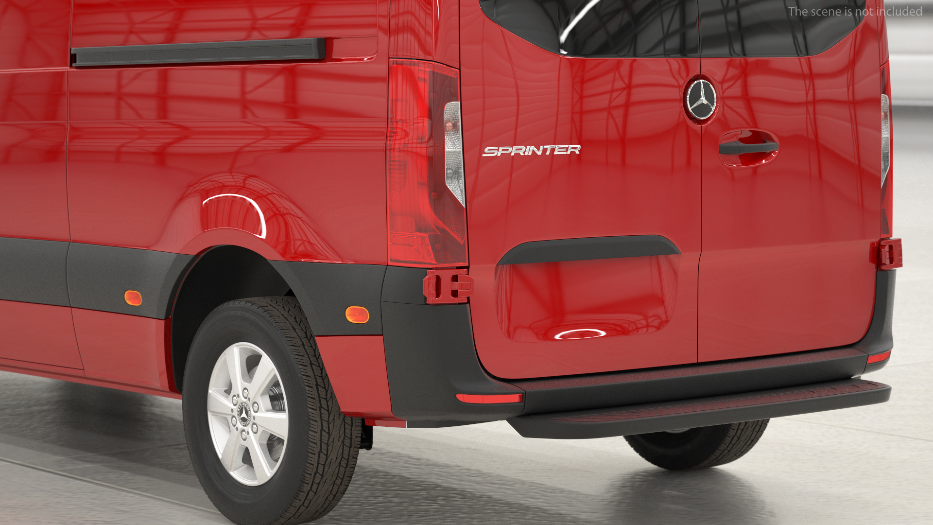 Mercedes Sprinter Van 2019 Simple Interior 3D