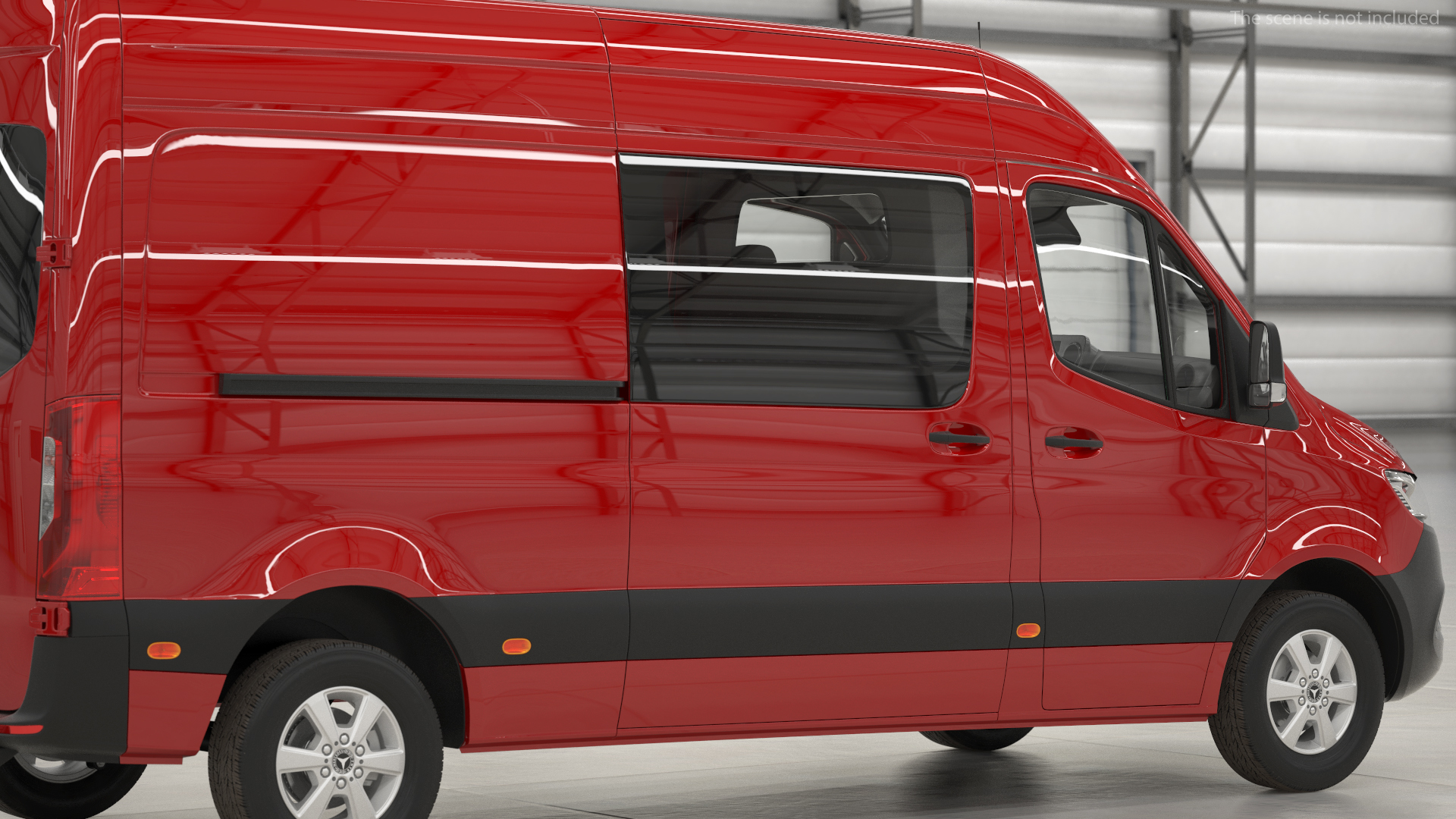 Mercedes Sprinter Van 2019 Simple Interior 3D