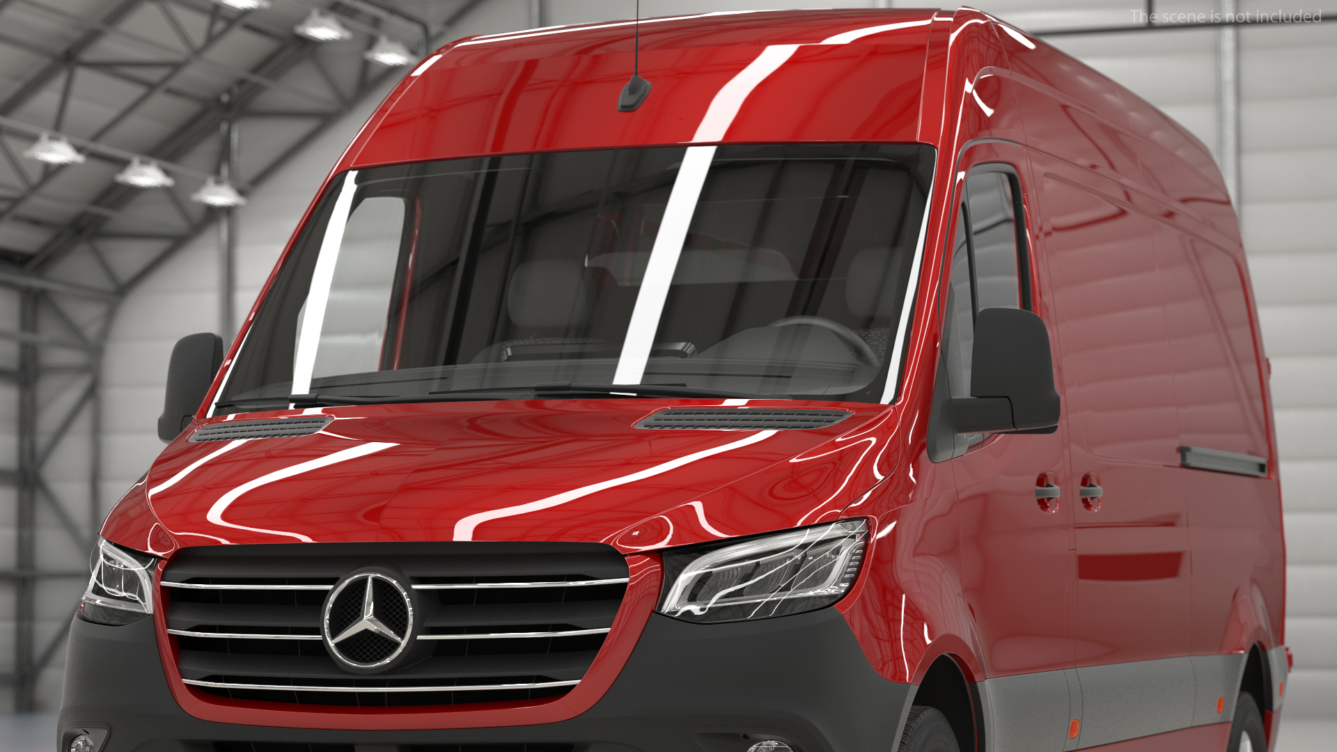 Mercedes Sprinter Van 2019 Simple Interior 3D