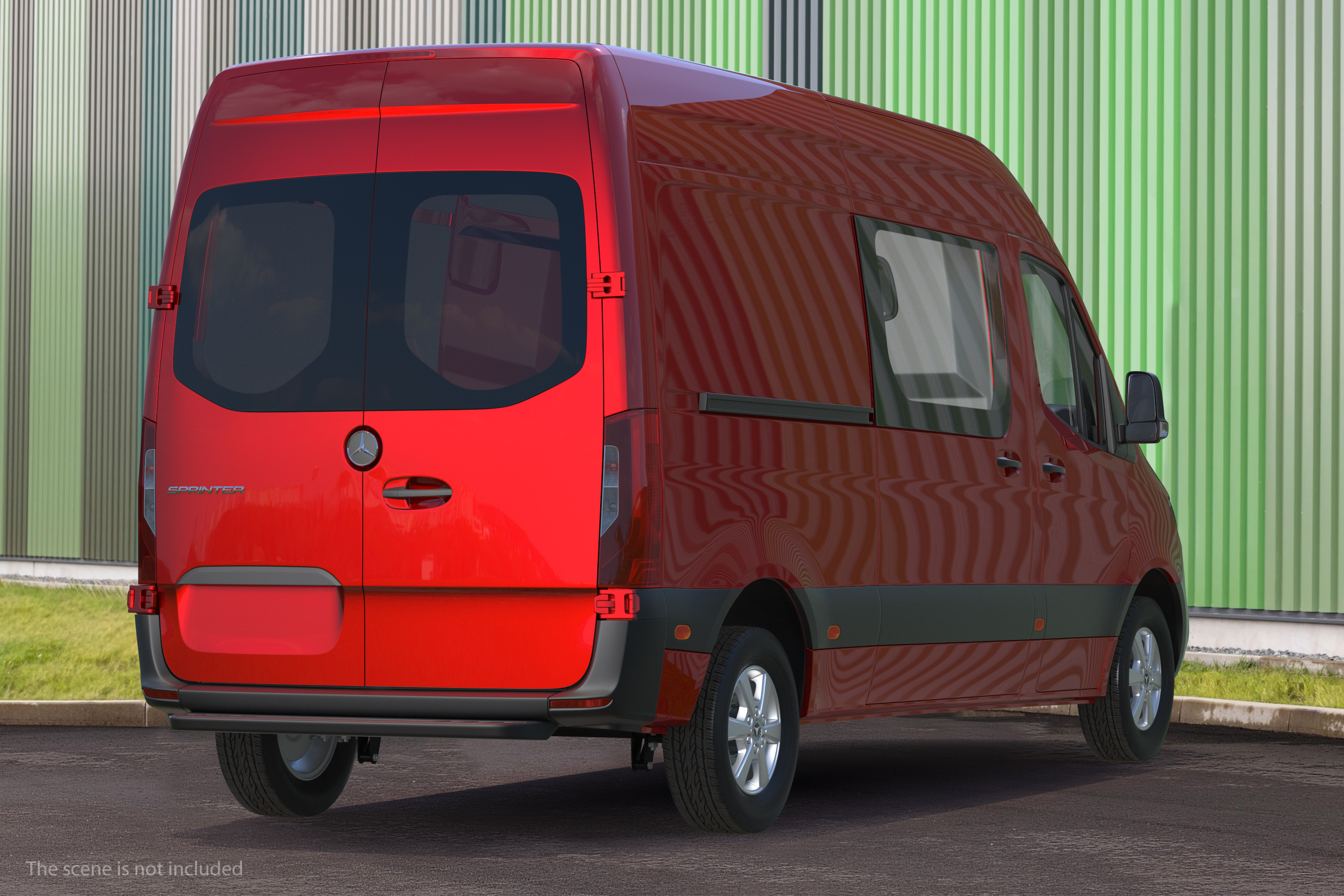 Mercedes Sprinter Van 2019 Simple Interior 3D