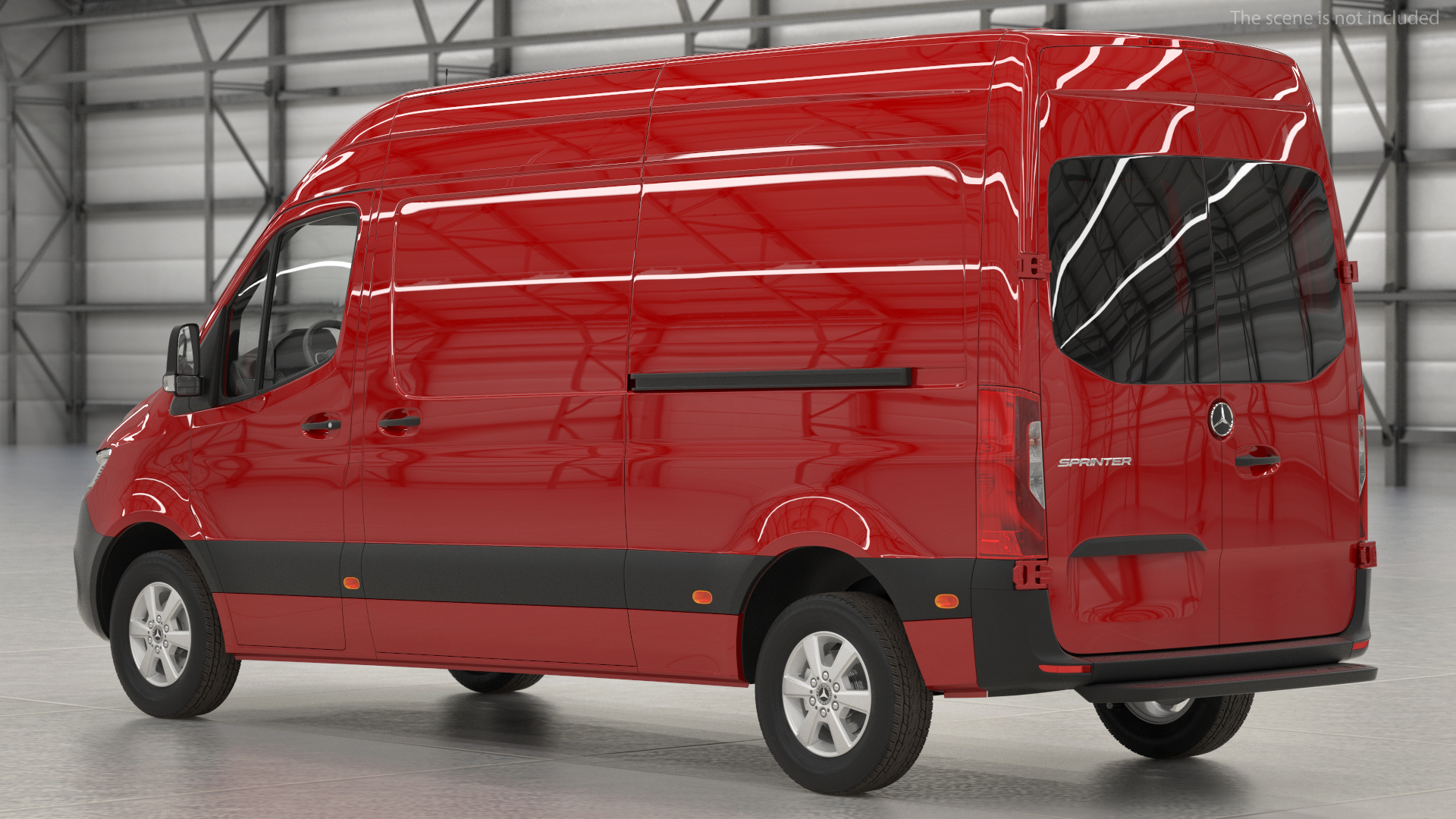 Mercedes Sprinter Van 2019 Simple Interior 3D