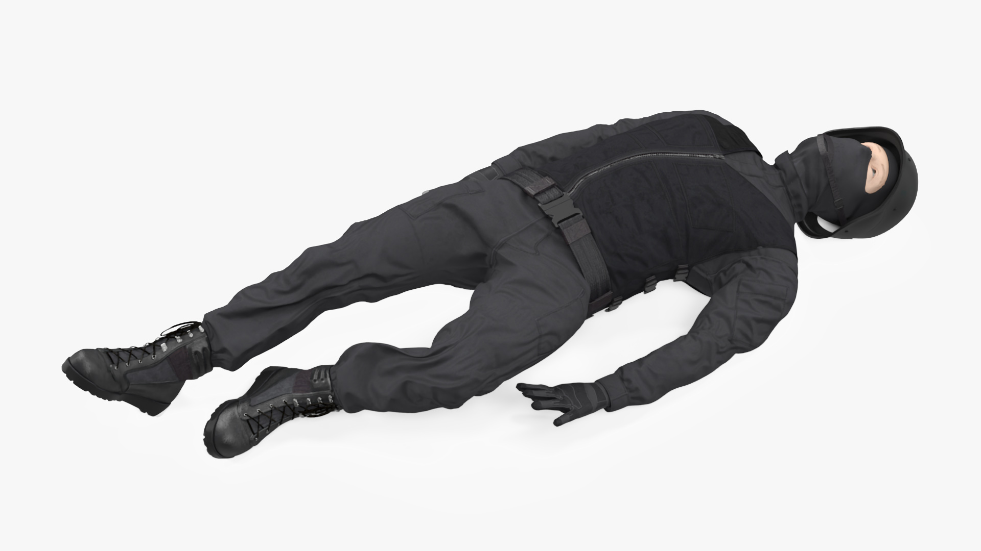 3D Covert Ops Tactical Unit Rigged