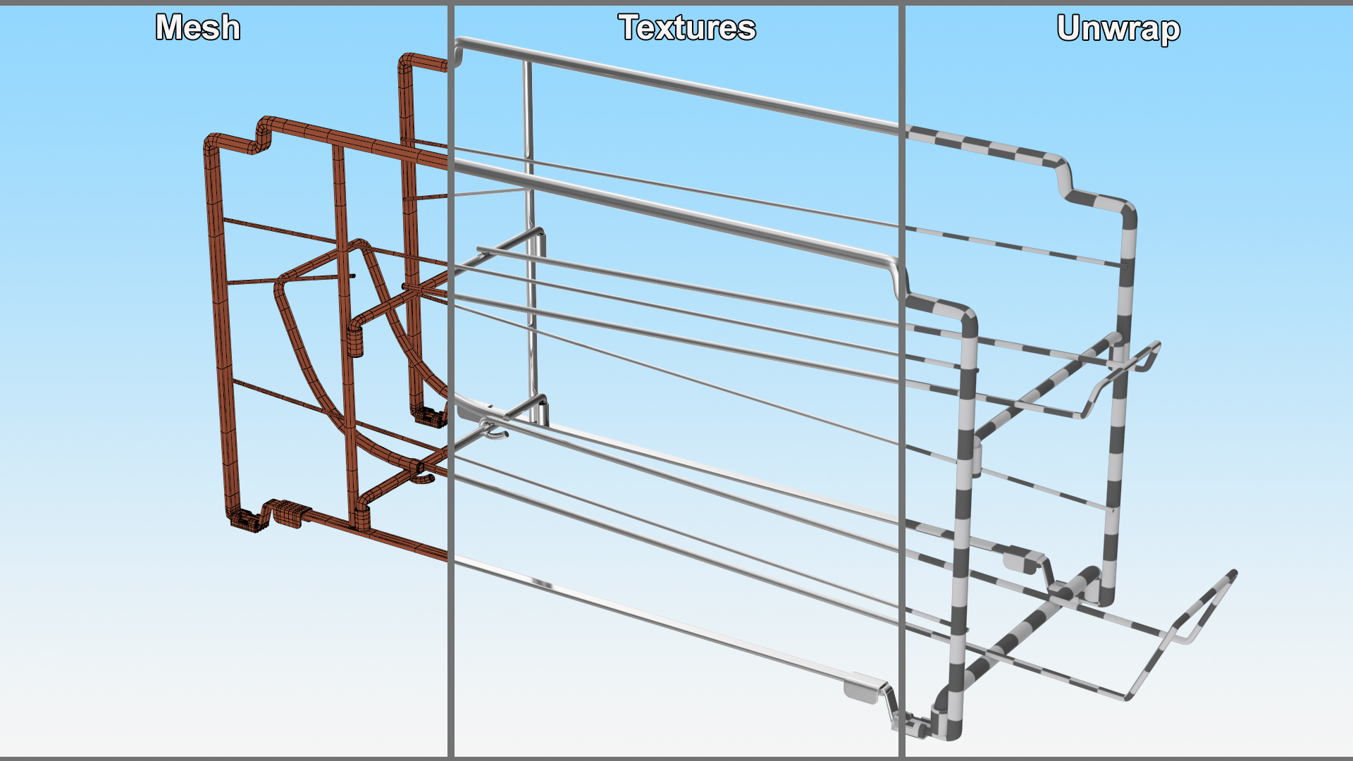Cola Can Organizer Steel 3D model