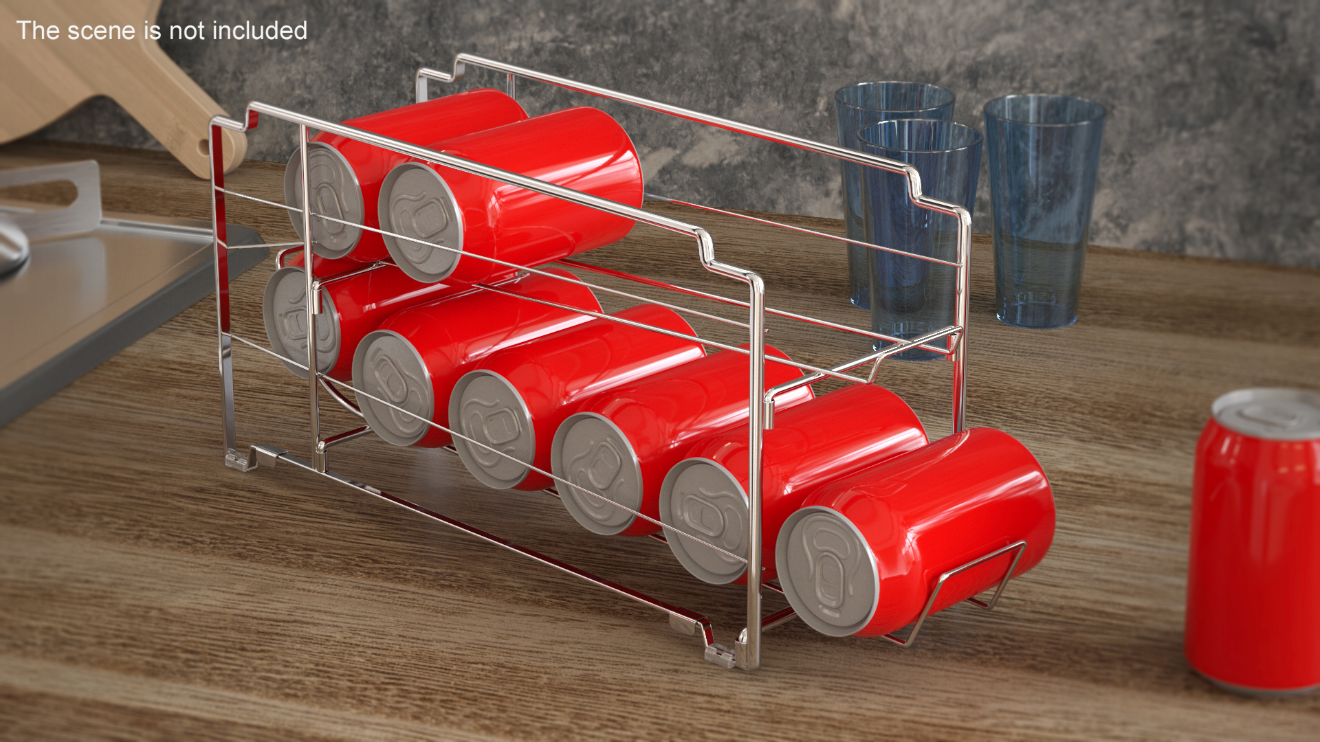 Cola Can Organizer Steel 3D model