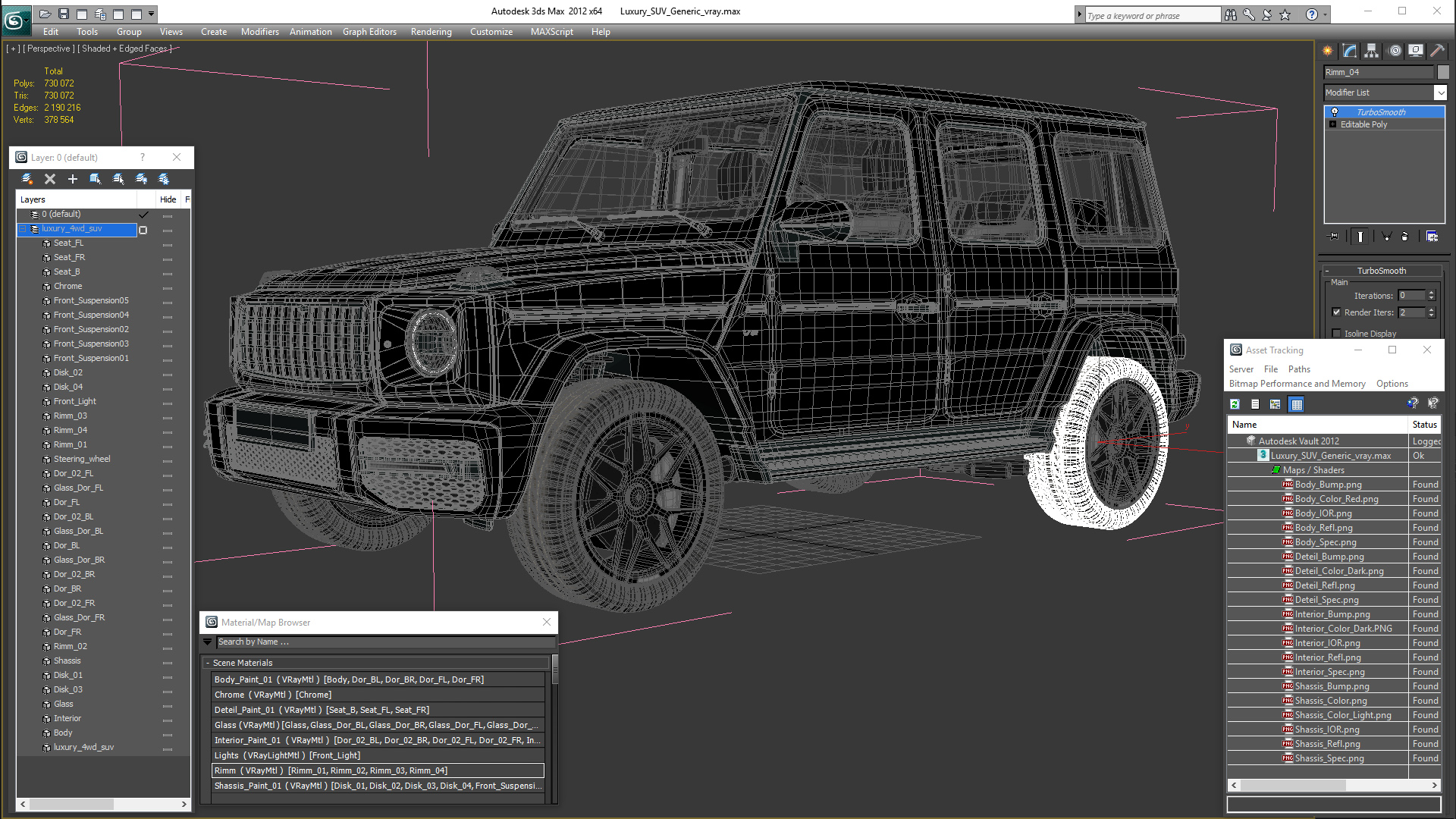 3D Luxury SUV Generic model