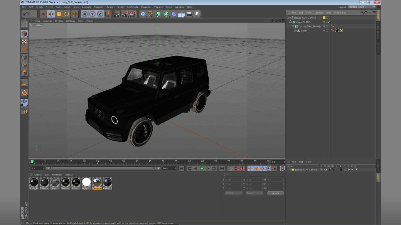 3D Luxury SUV Generic model