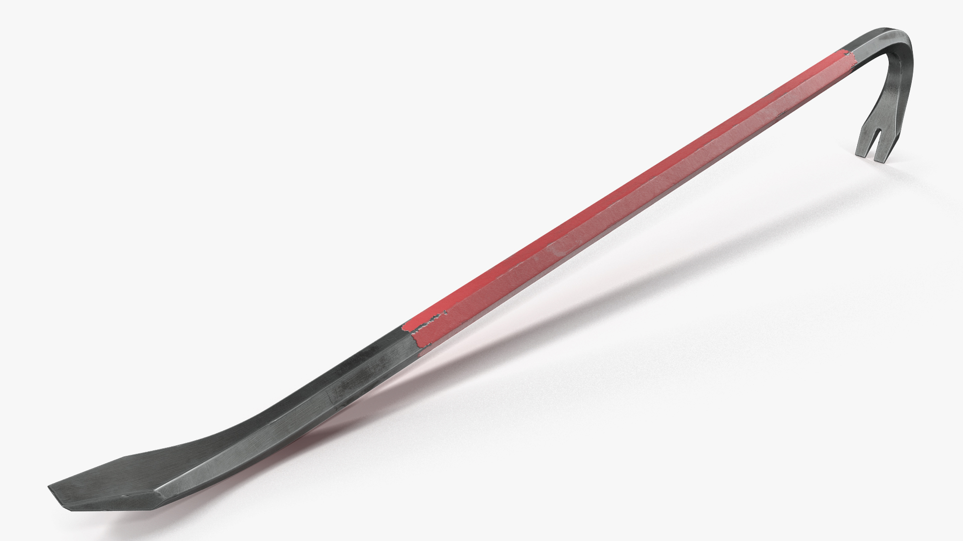 Old Metal Crowbar 3D