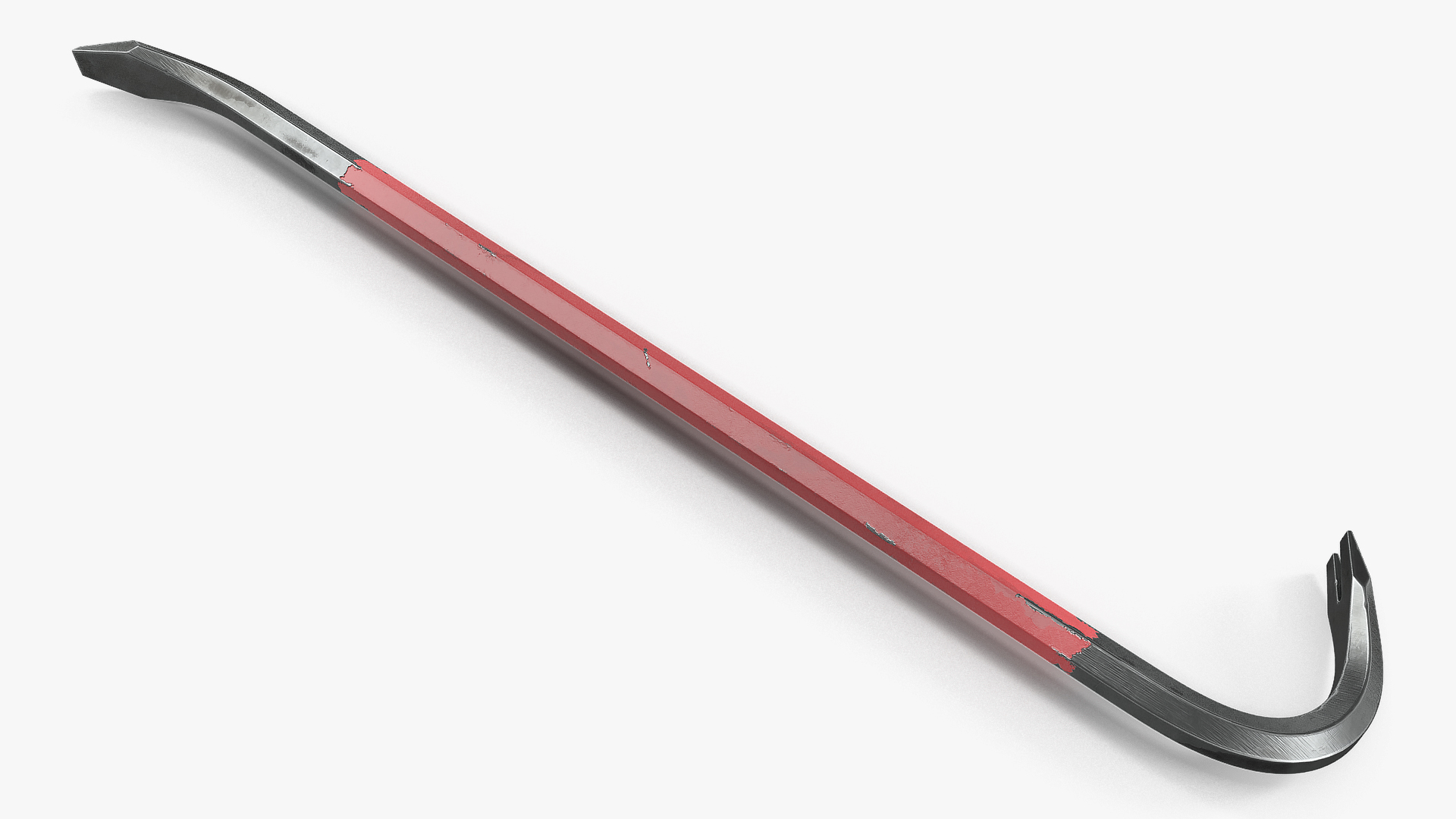 Old Metal Crowbar 3D