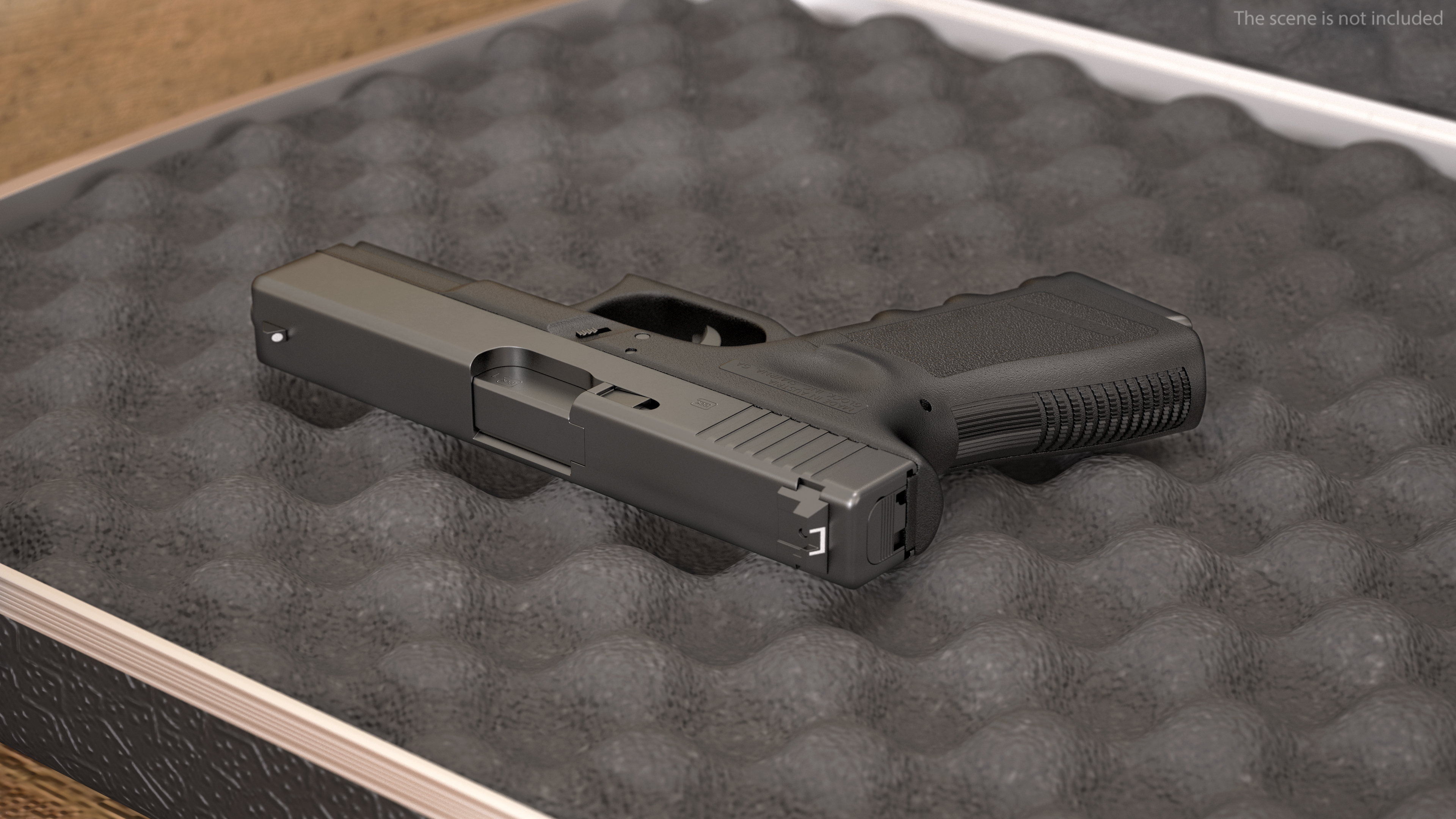3D model Glock G19 9mm Pistol