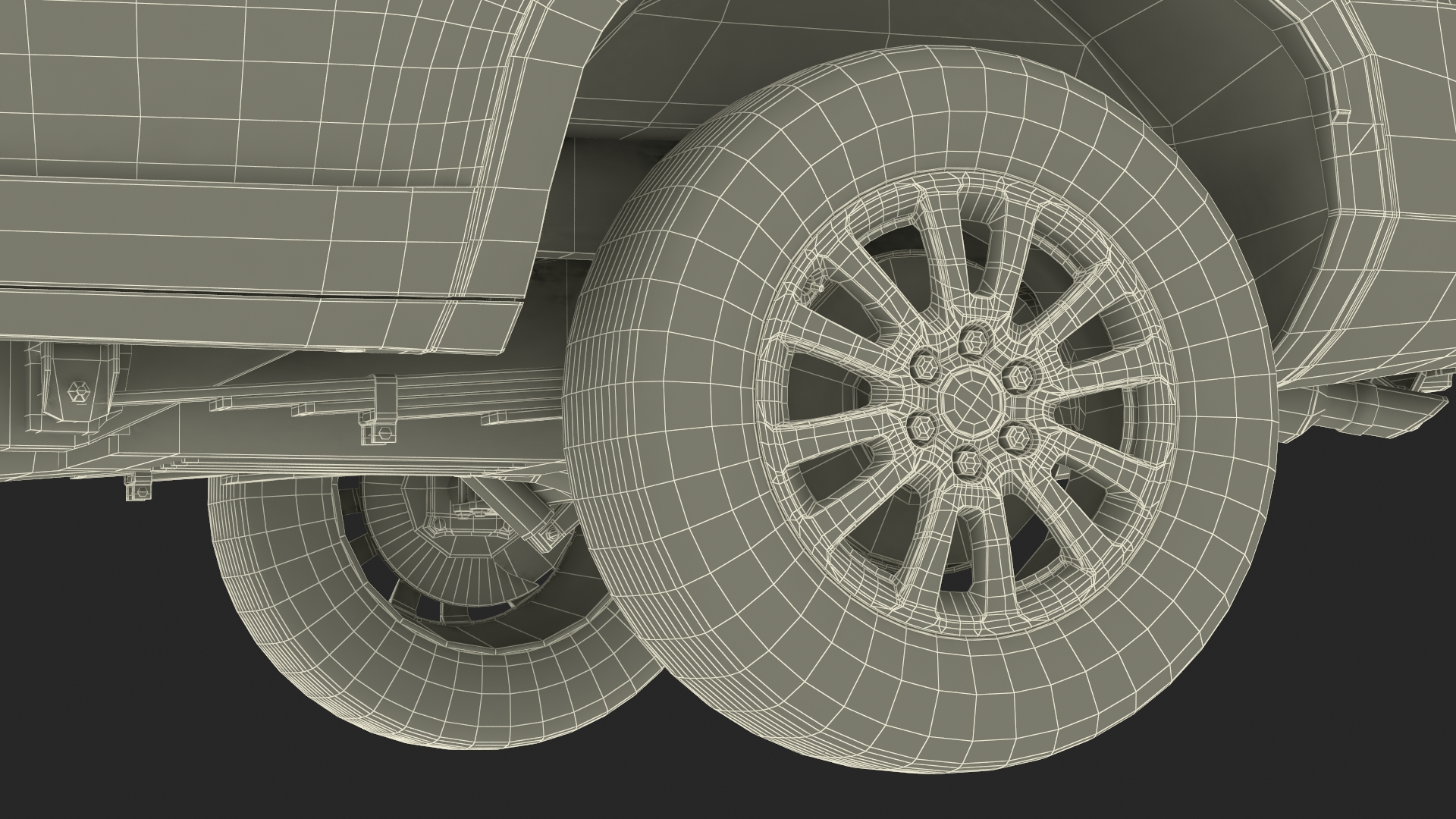 Toyota Land Cruiser 2024 Silver Color Rigged 3D model