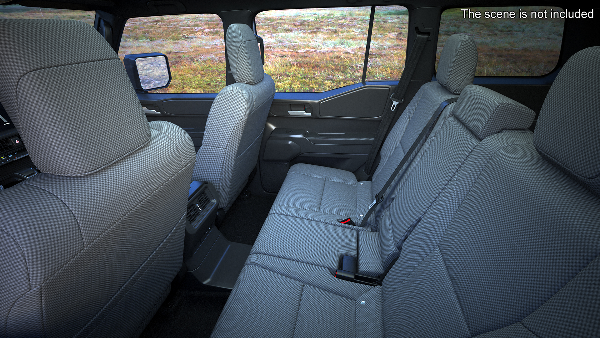 Toyota Land Cruiser 2024 Silver Color Rigged 3D model