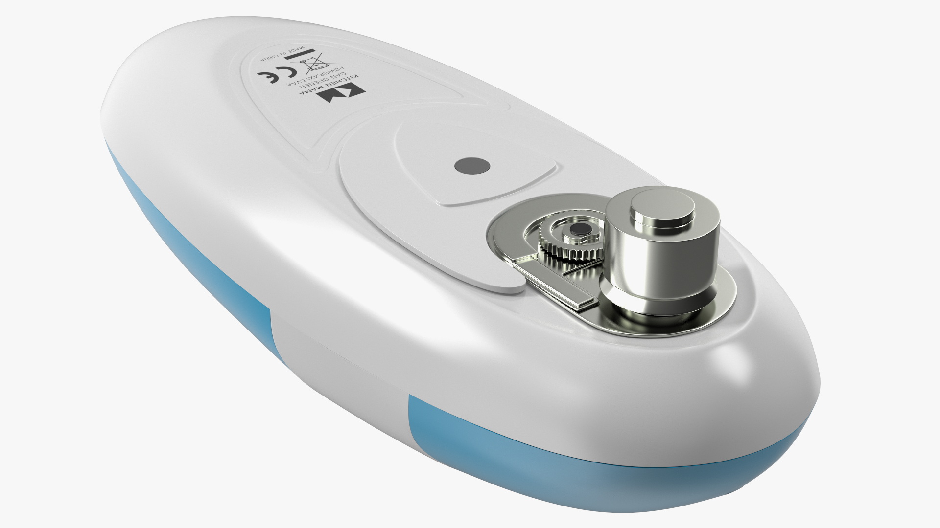 3D Cordless Electric Can Opener Kitchen Mama Blue
