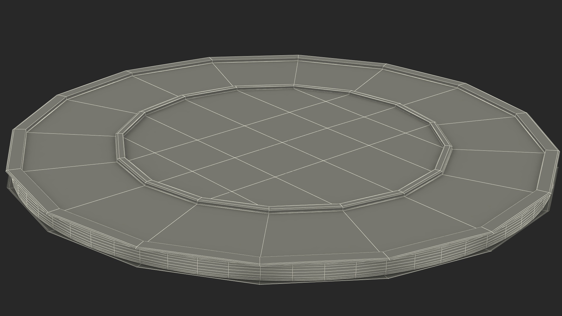 3D 2 Canadian Dollars Coin model